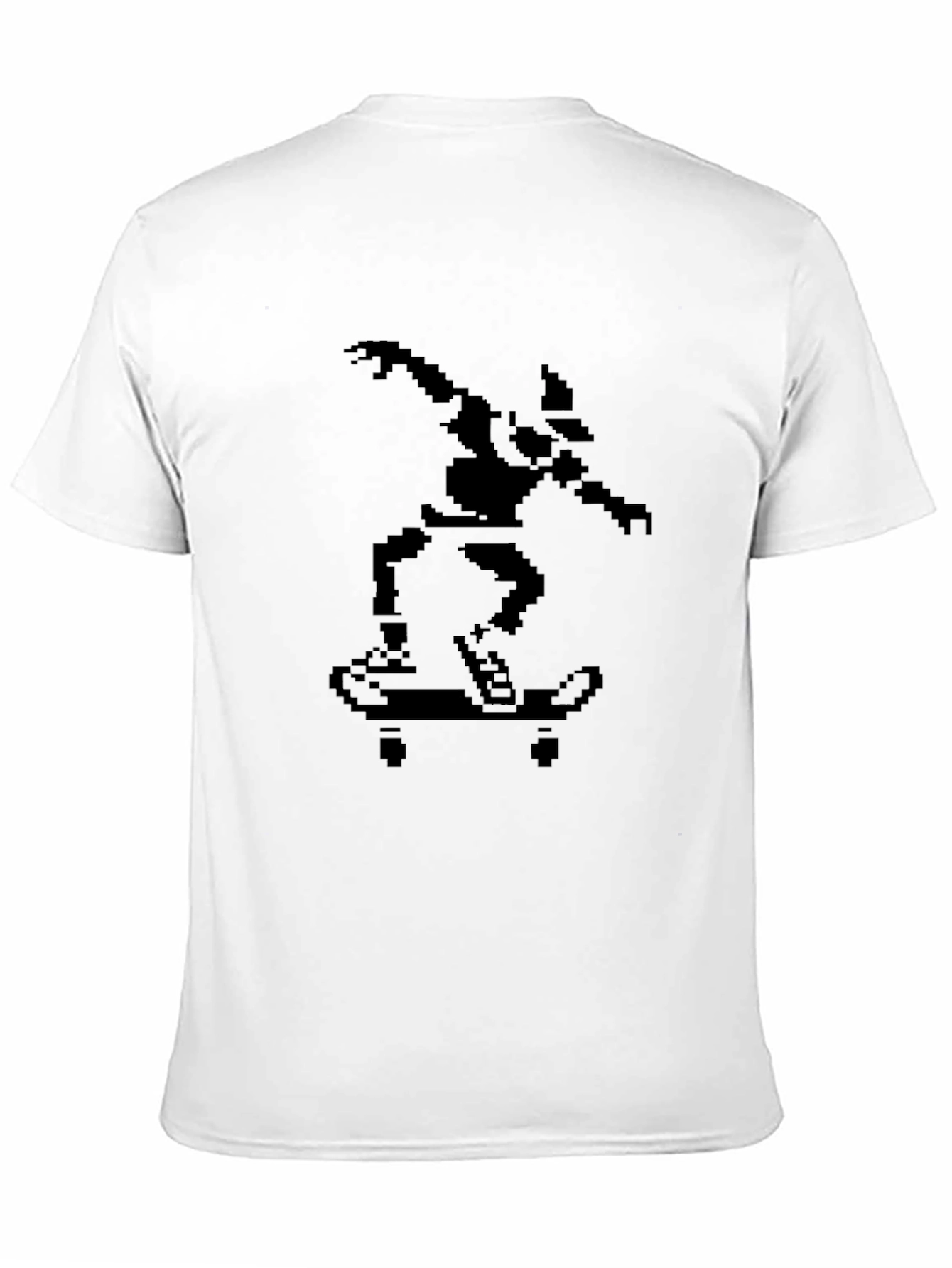 Pixel Skater Graphic Tee - Retro Style