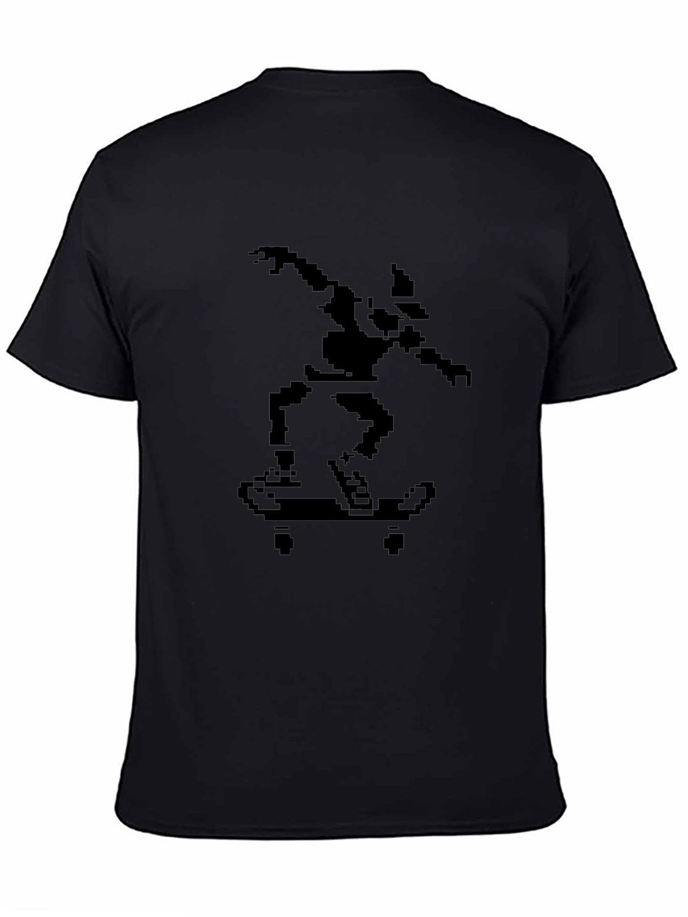 Pixel Skater Graphic Tee - Retro Style