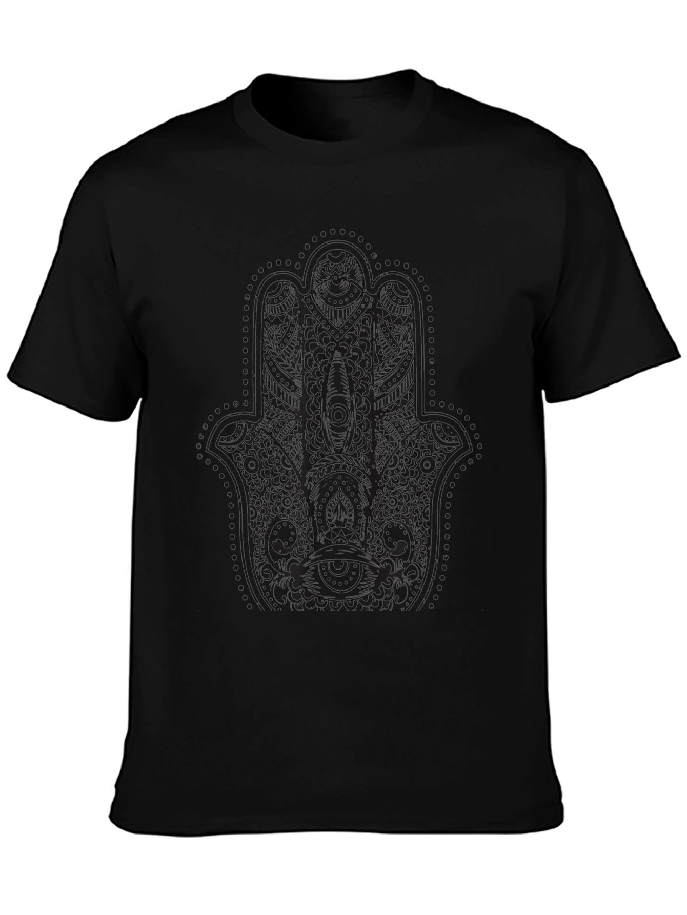 Mens Black Graphic T-Shirt