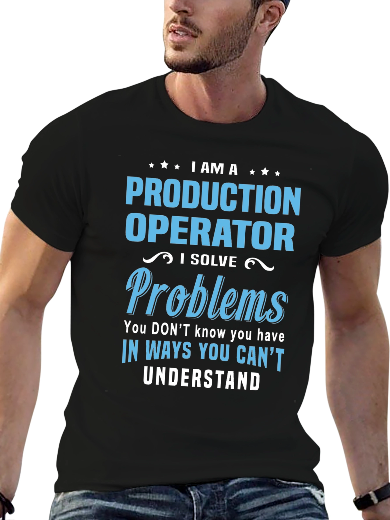 Production Operator Novelty Graphic T-Shirt