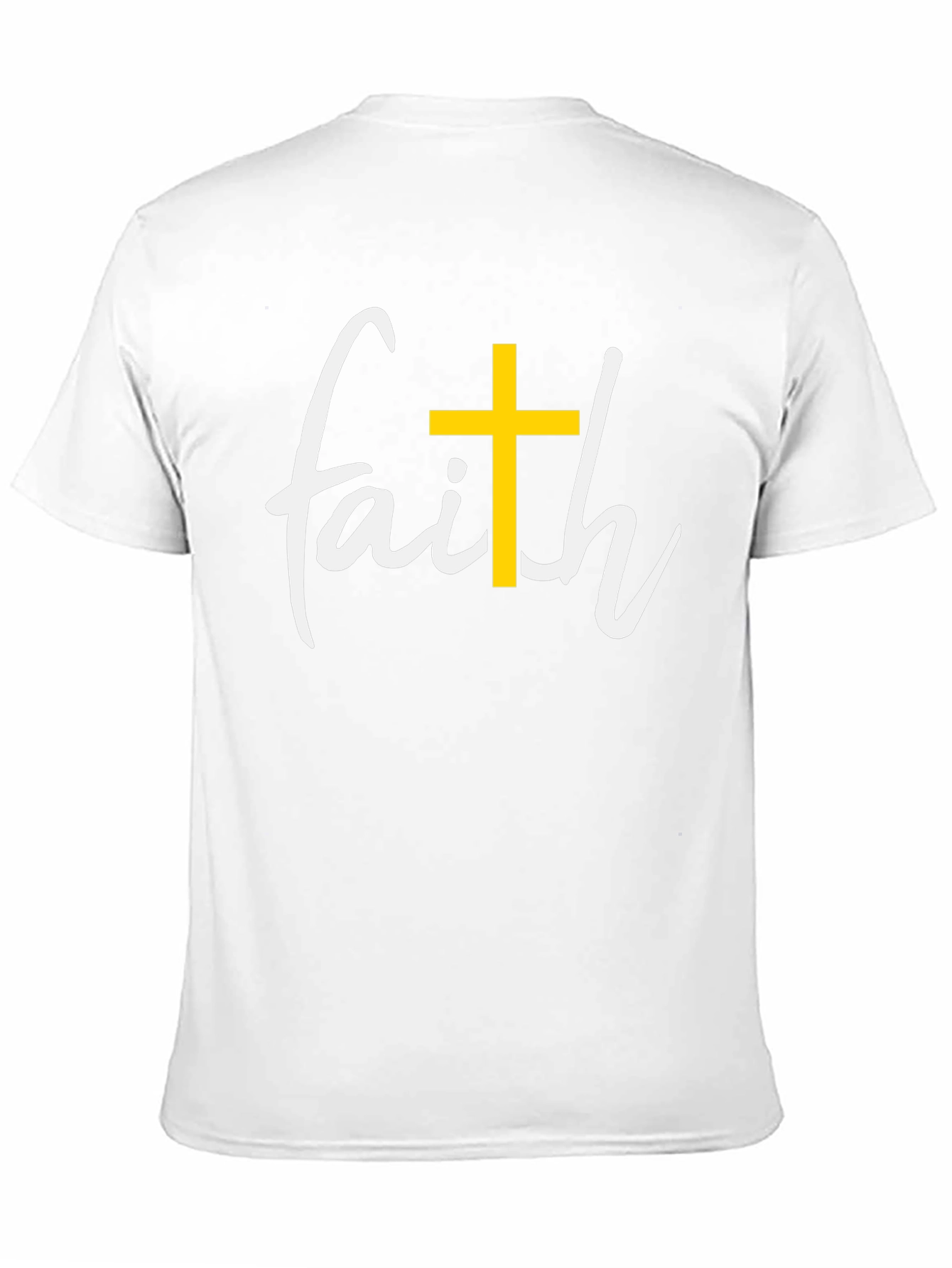 Faith Cross Graphic Black T-Shirt