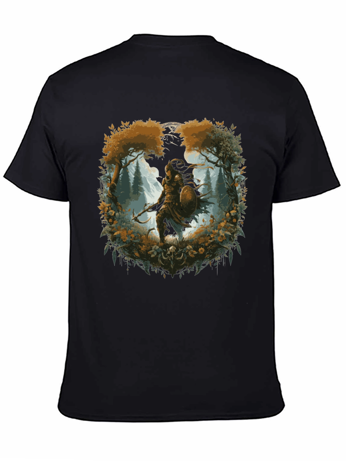 Warrior Forest Graphic T-Shirt