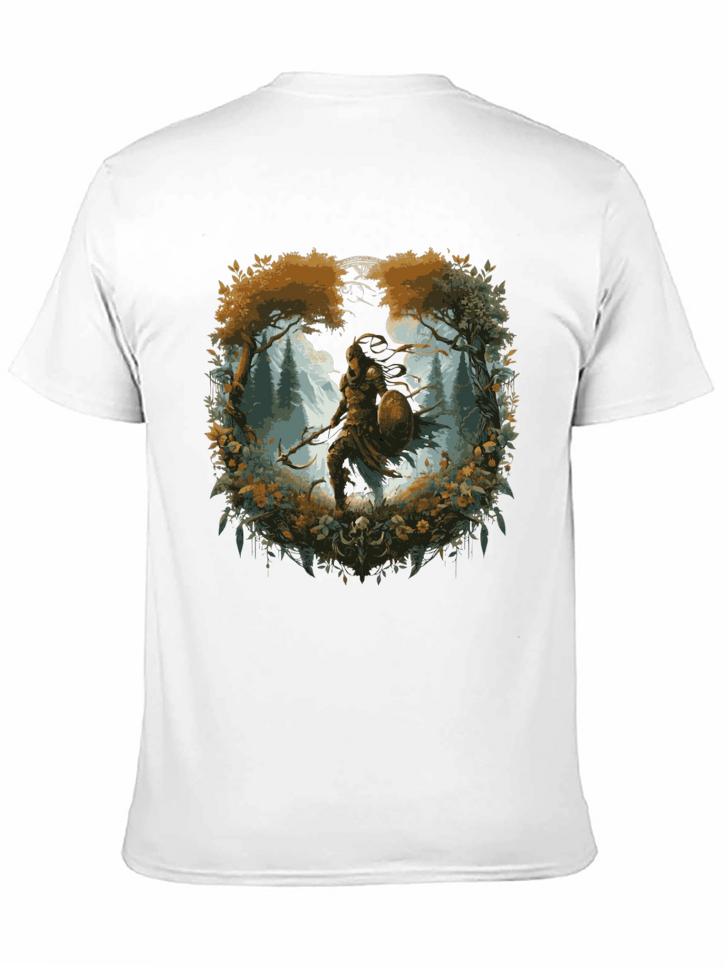 Warrior Forest Graphic T-Shirt