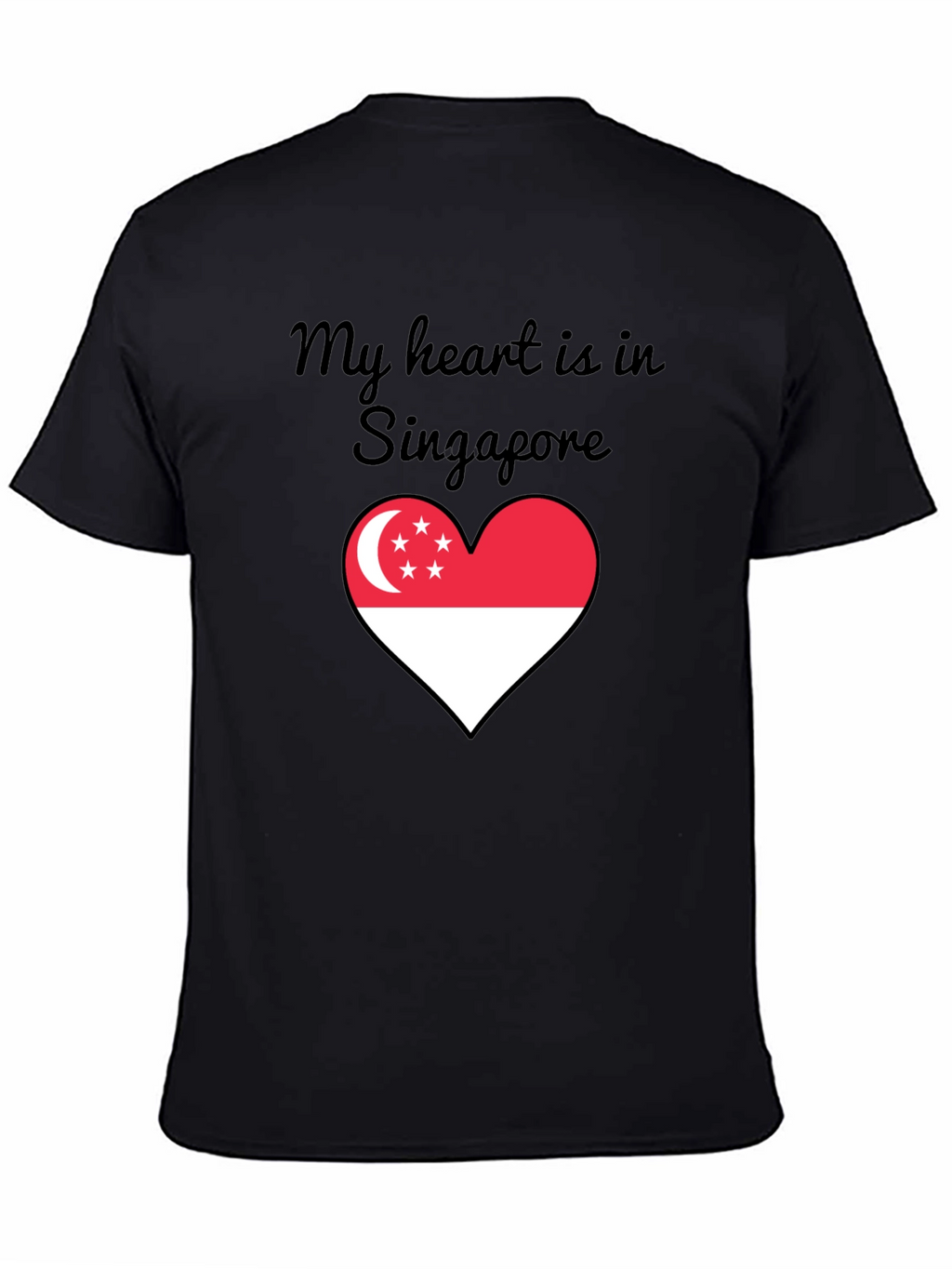 Singapore Heart Flag T-Shirt