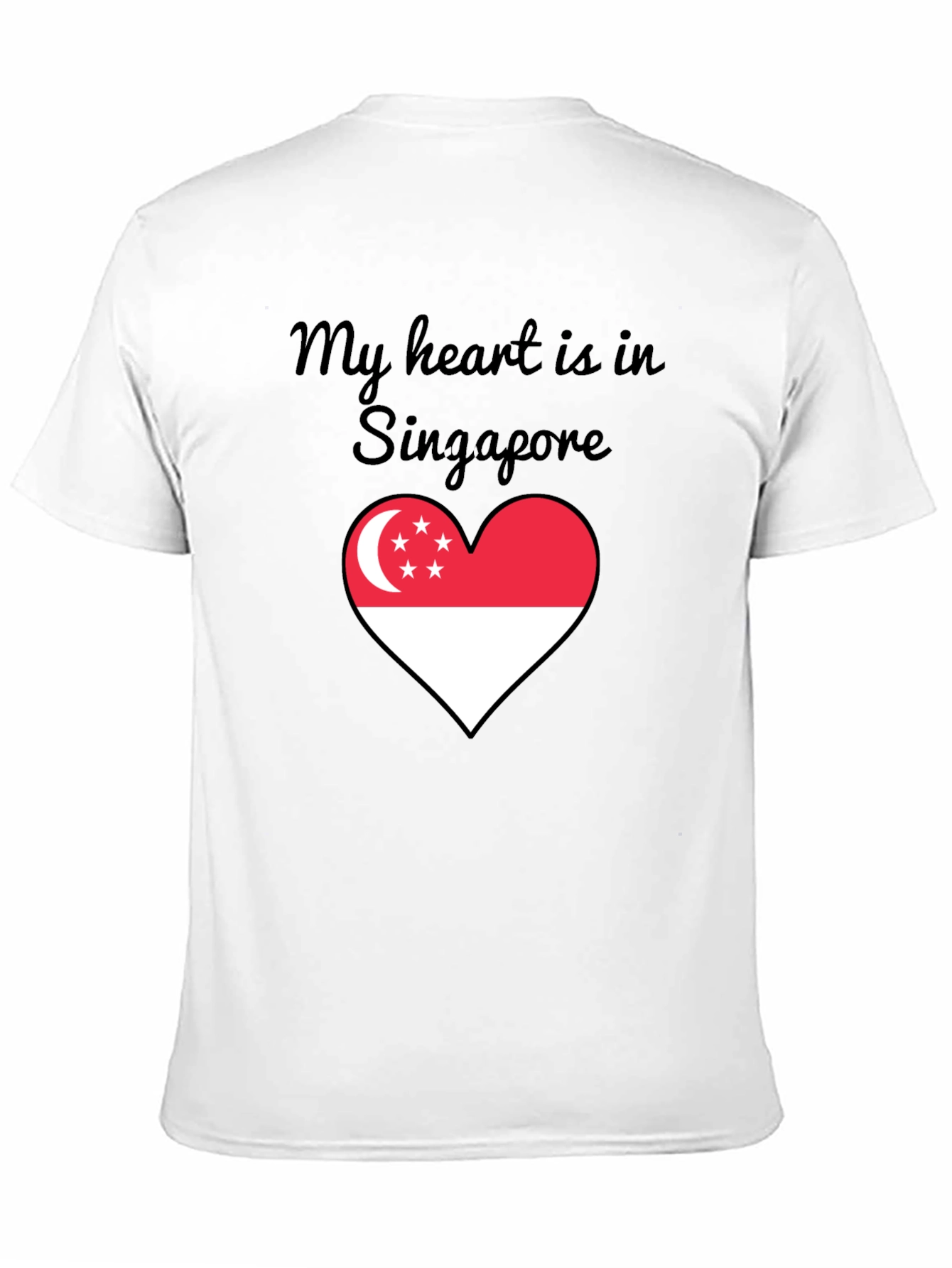 Singapore Heart Flag T-Shirt