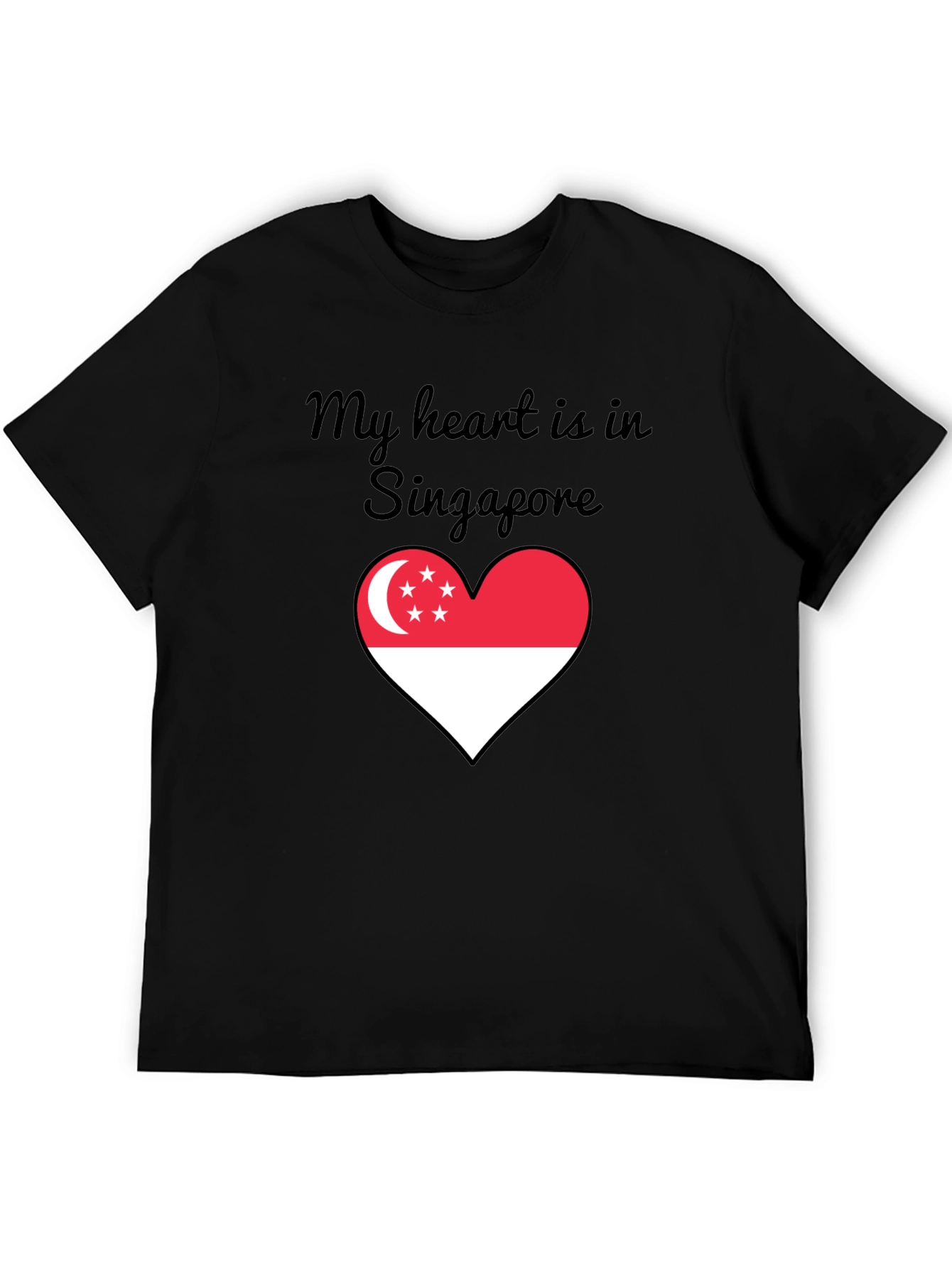 Singapore Heart Flag T-Shirt