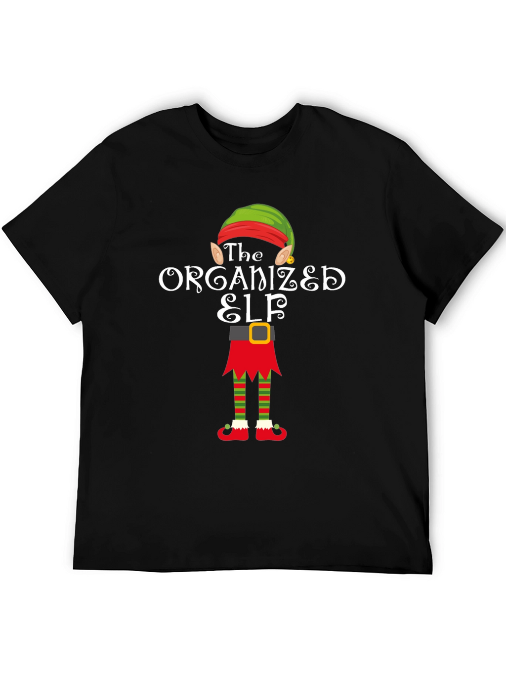 The Organized Elf T-Shirt Christmas Holiday Shirt