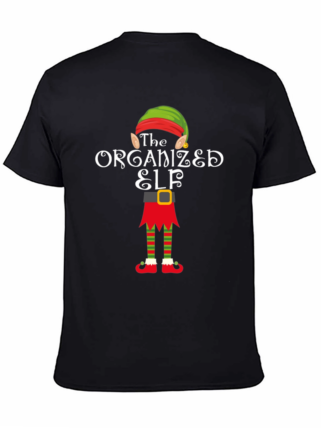 The Organized Elf T-Shirt Christmas Holiday Shirt