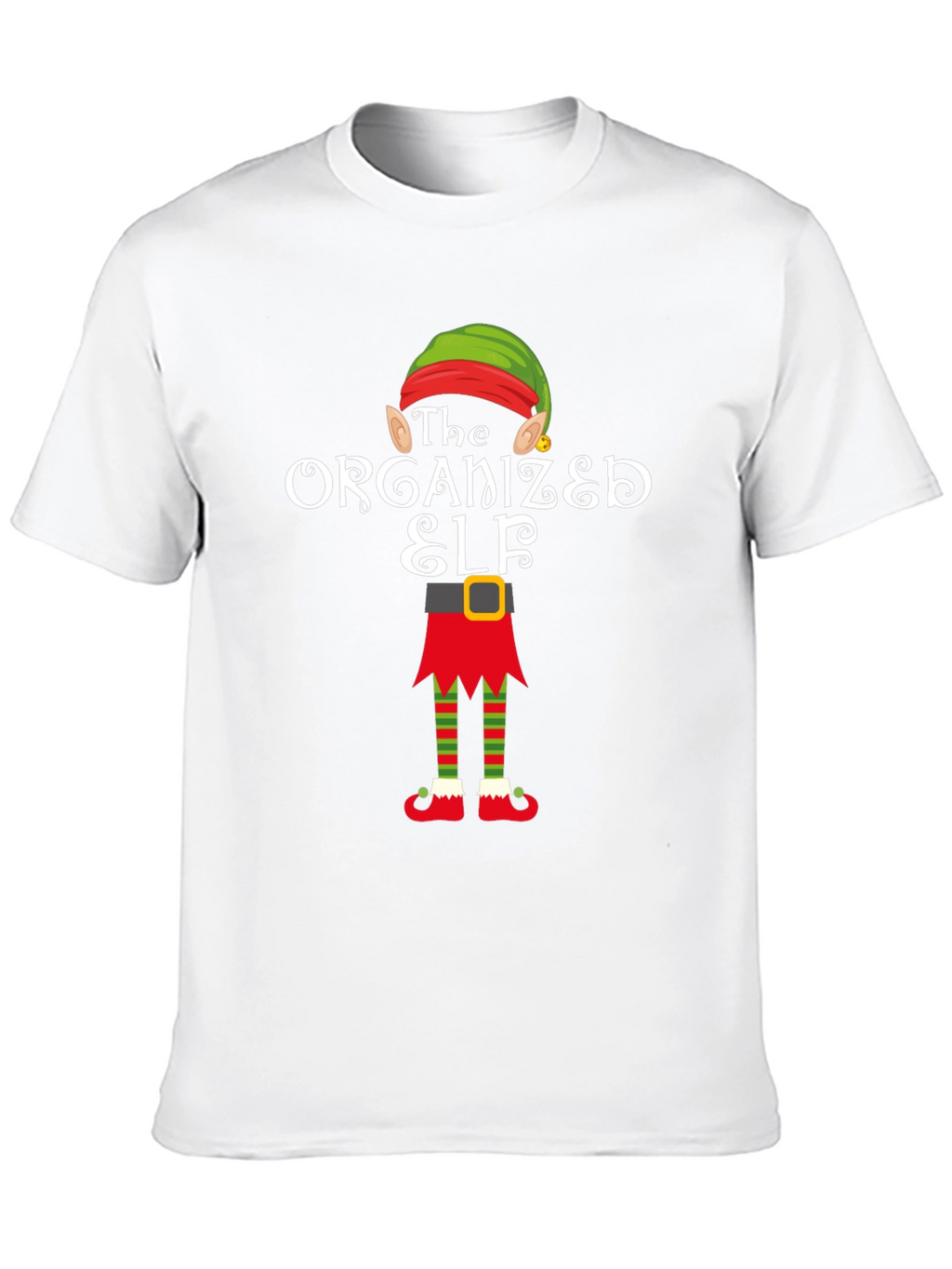 The Organized Elf T-Shirt Christmas Holiday Shirt