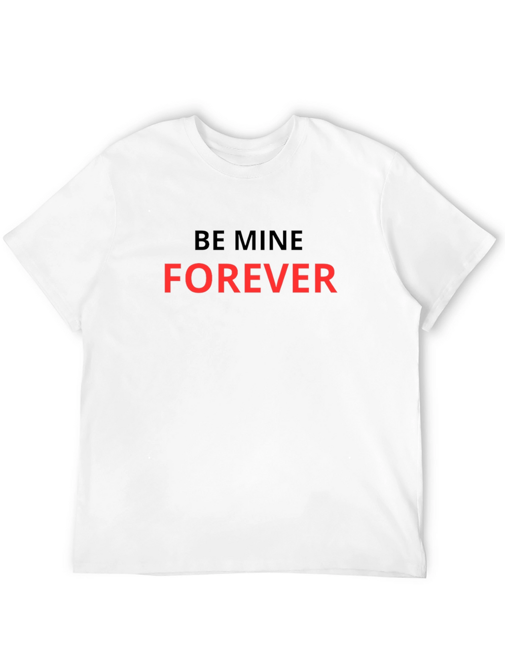 Be Mine Forever Graphic Tee - Black