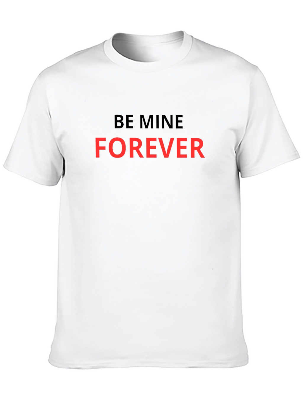 Be Mine Forever Graphic Tee - Black