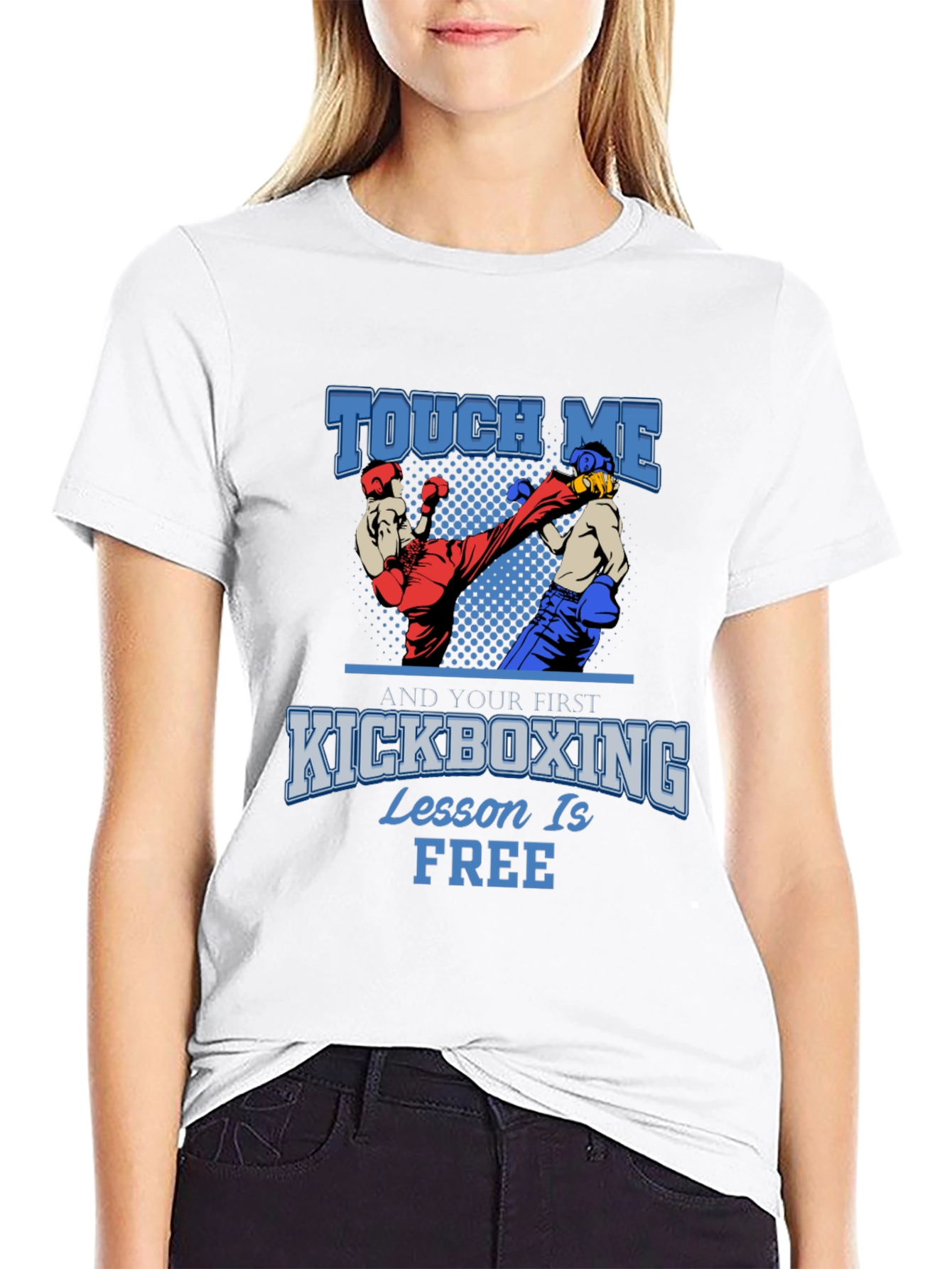 Kickboxing Lesson Free Graphic T-Shirt