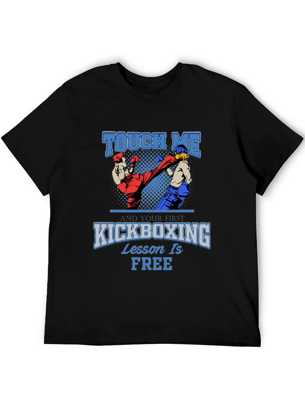 Kickboxing Lesson Free Graphic T-Shirt
