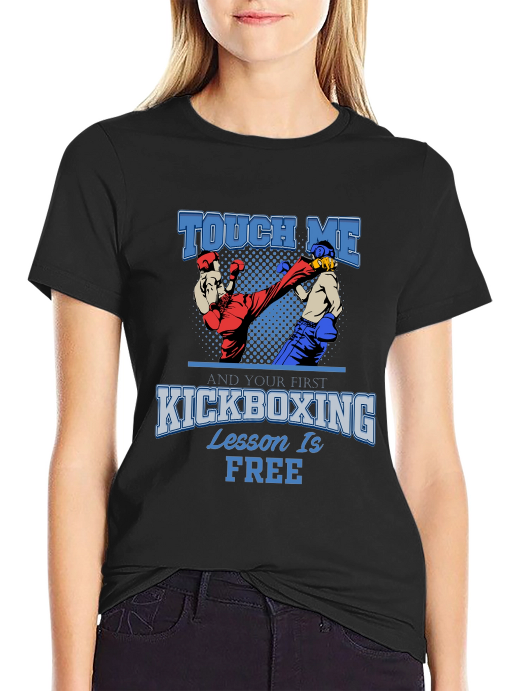 Kickboxing Lesson Free Graphic T-Shirt