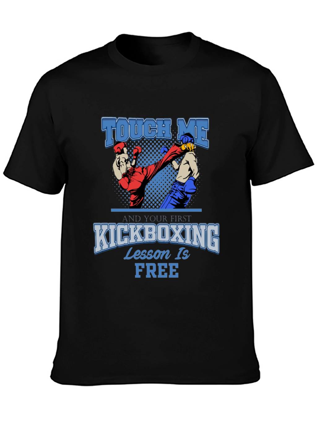 Kickboxing Lesson Free Graphic T-Shirt