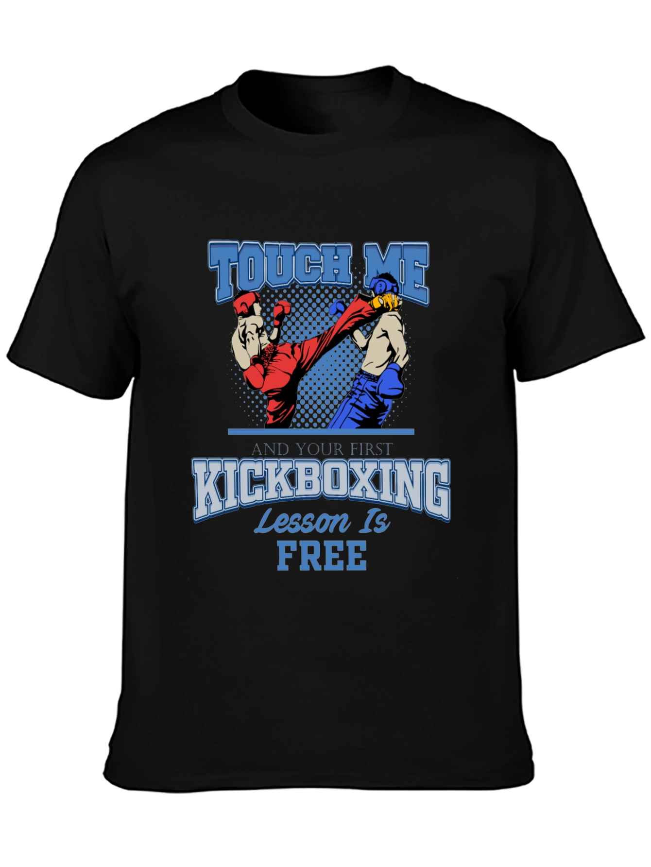 Kickboxing Lesson Free Graphic T-Shirt