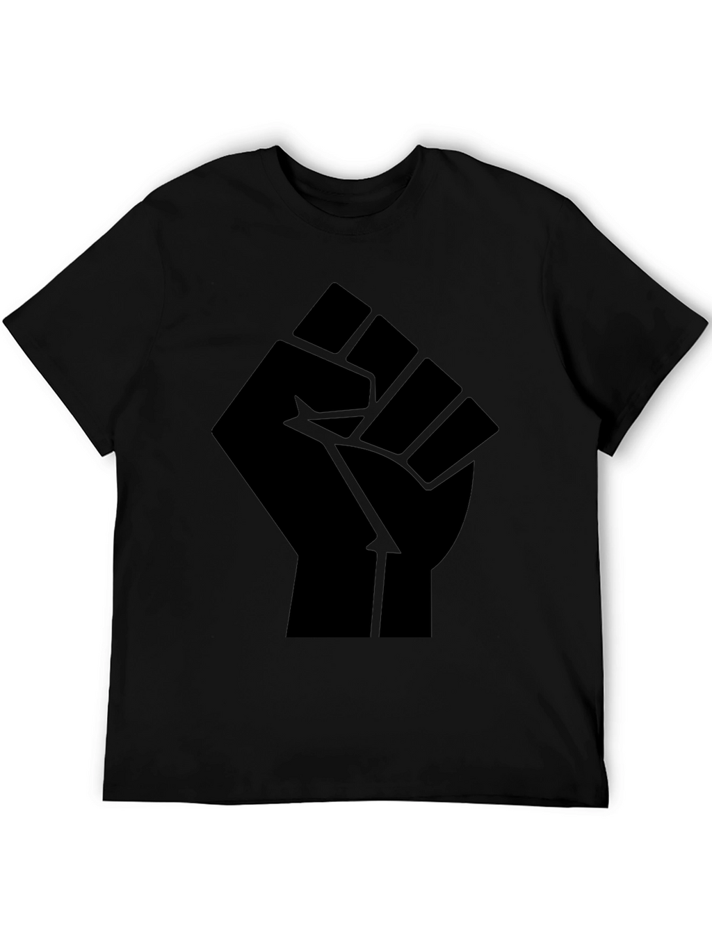 Black Power Fist Graphic T-Shirt - Mens Activism Tee