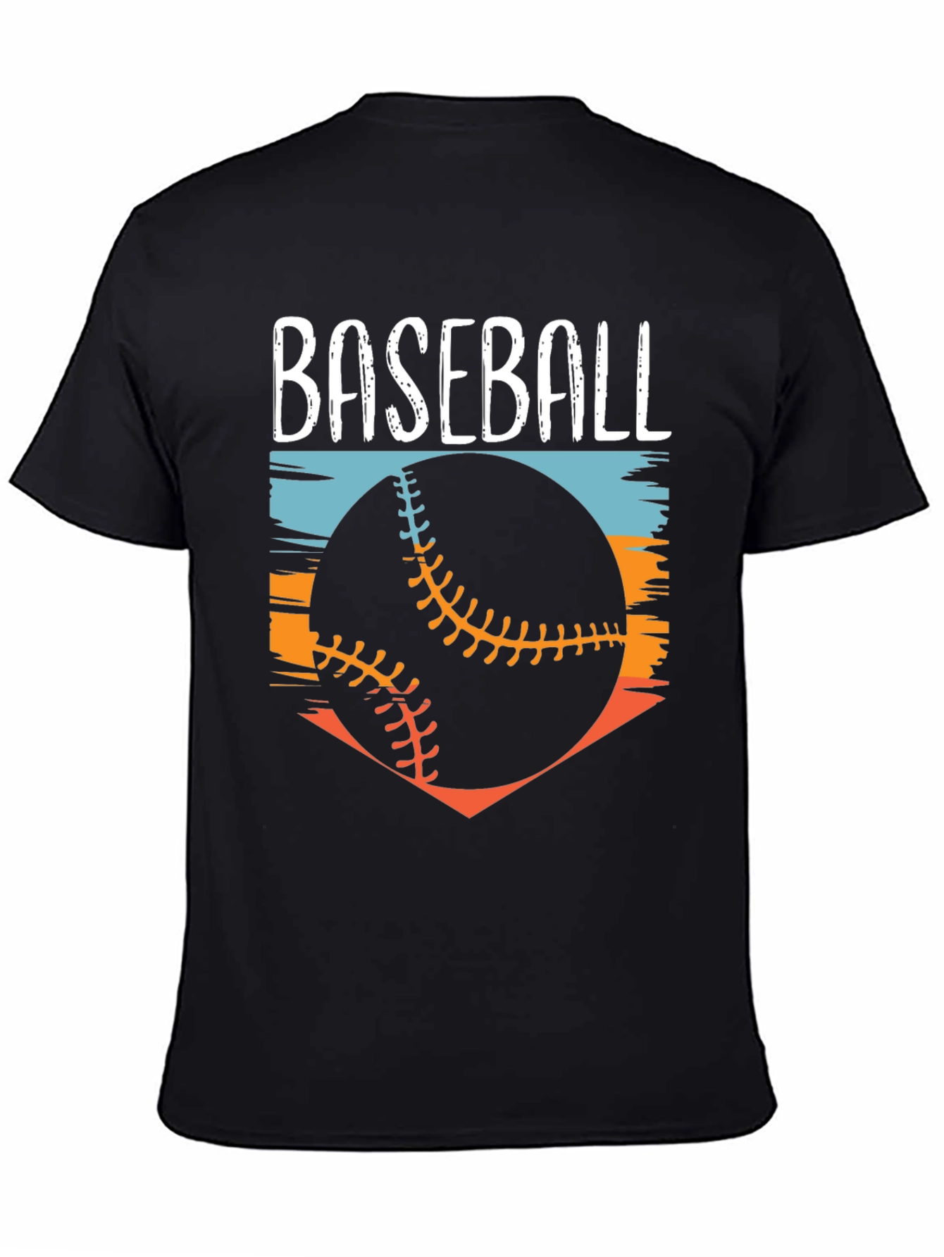 Baseball Graphic Tee - Black