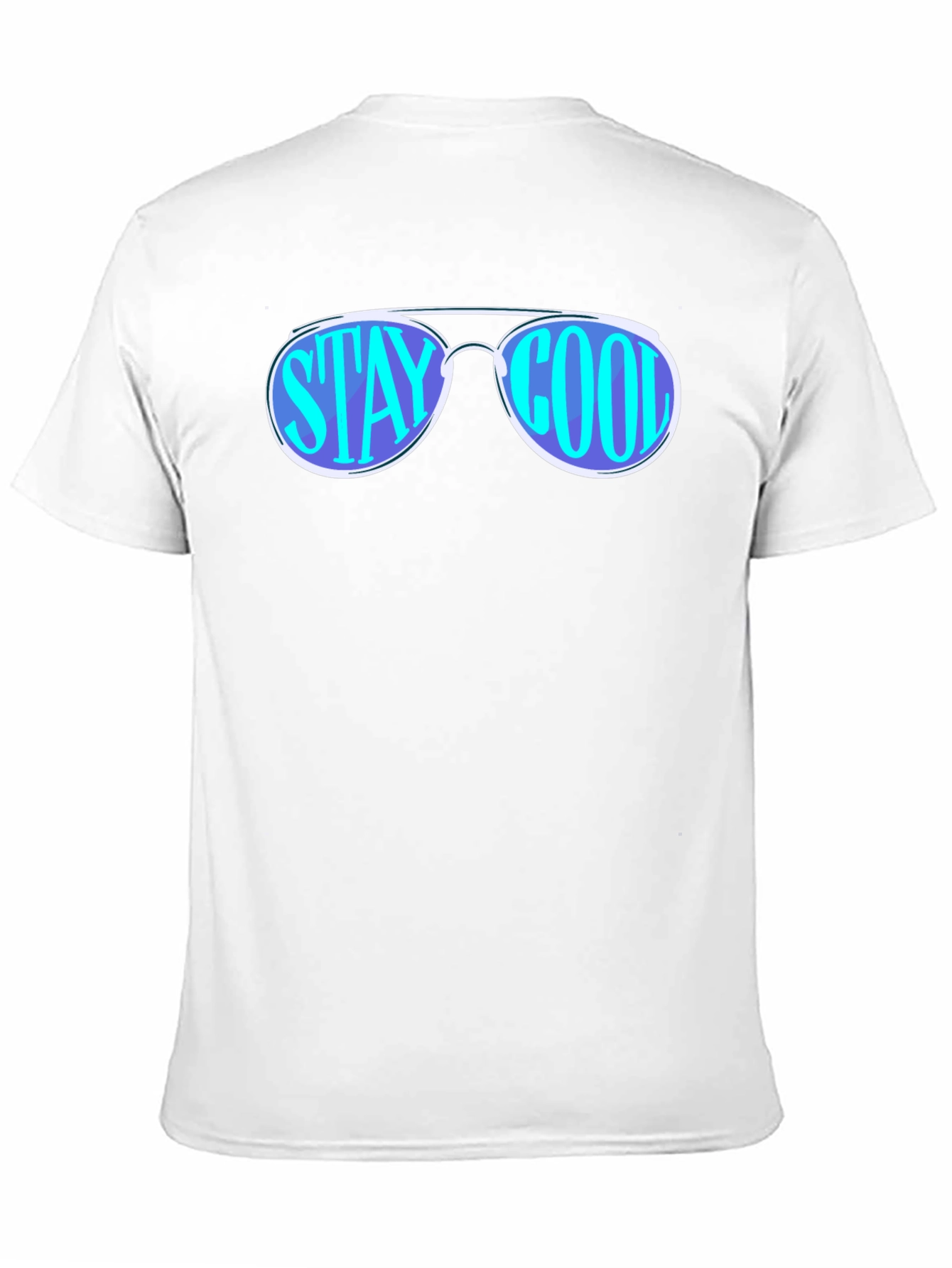 Stay Cool Sunglasses Graphic Tee - Black