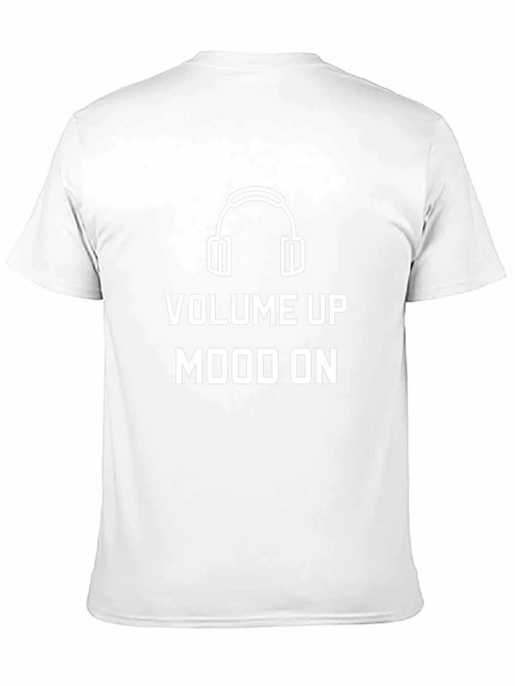 Volume Up Mood On Graphic Tee - Black