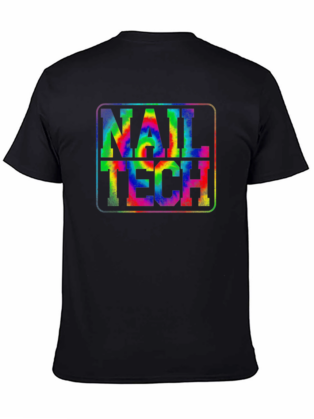 Nail Tech Tie-Dye Graphic T-Shirt - Unisex