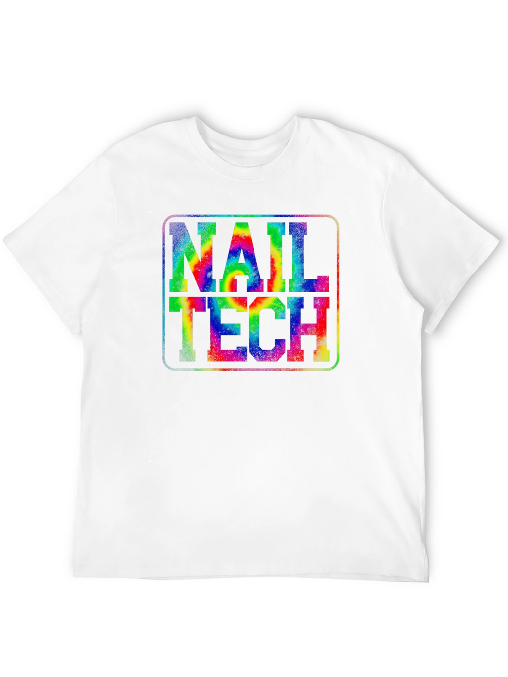 Nail Tech Tie-Dye Graphic T-Shirt - Unisex