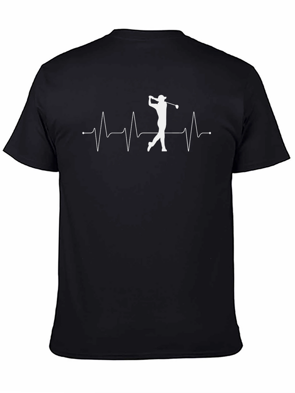 Golf Heartbeat T-Shirt - Golfer Tee