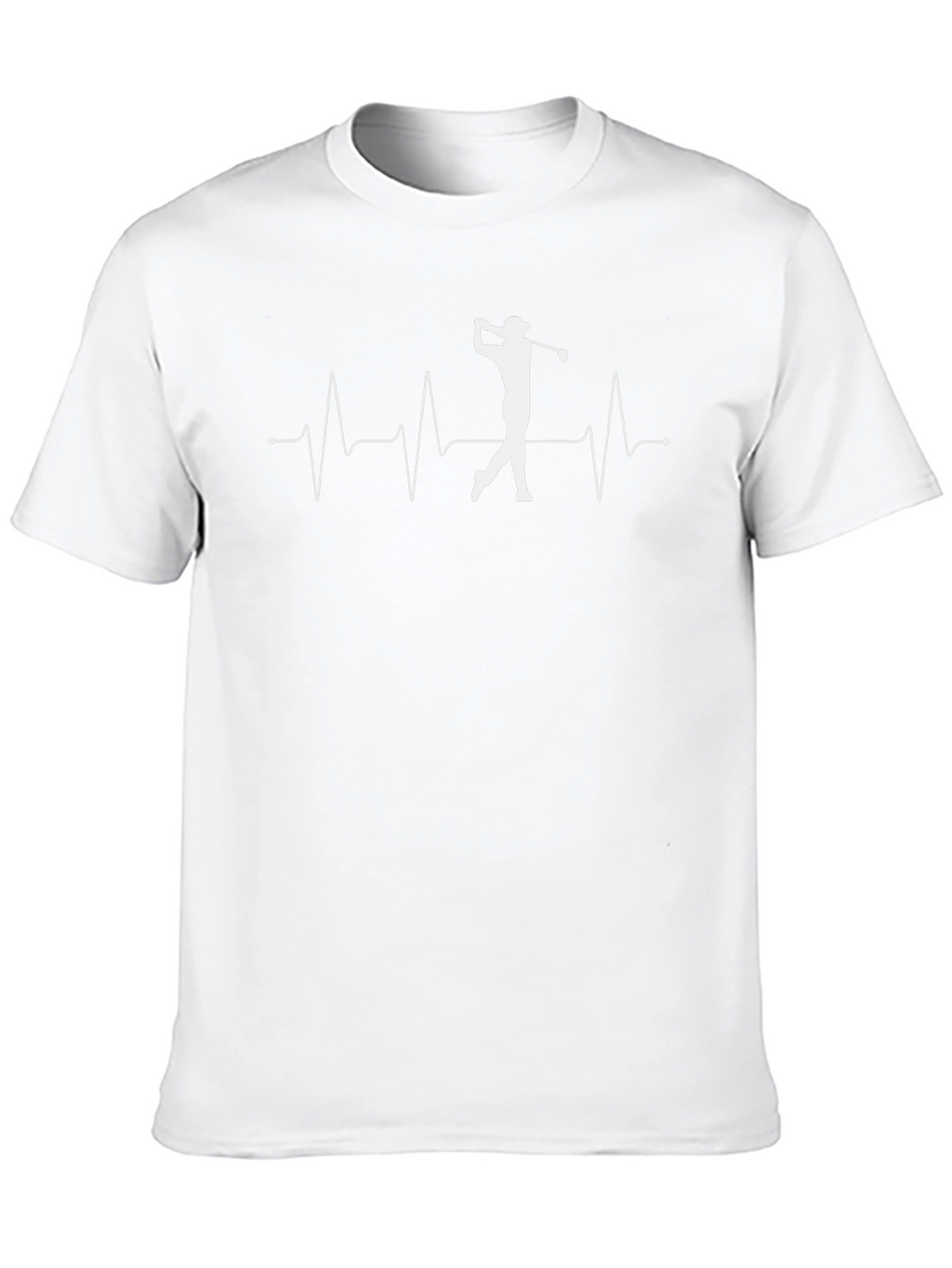 Golf Heartbeat T-Shirt - Golfer Tee