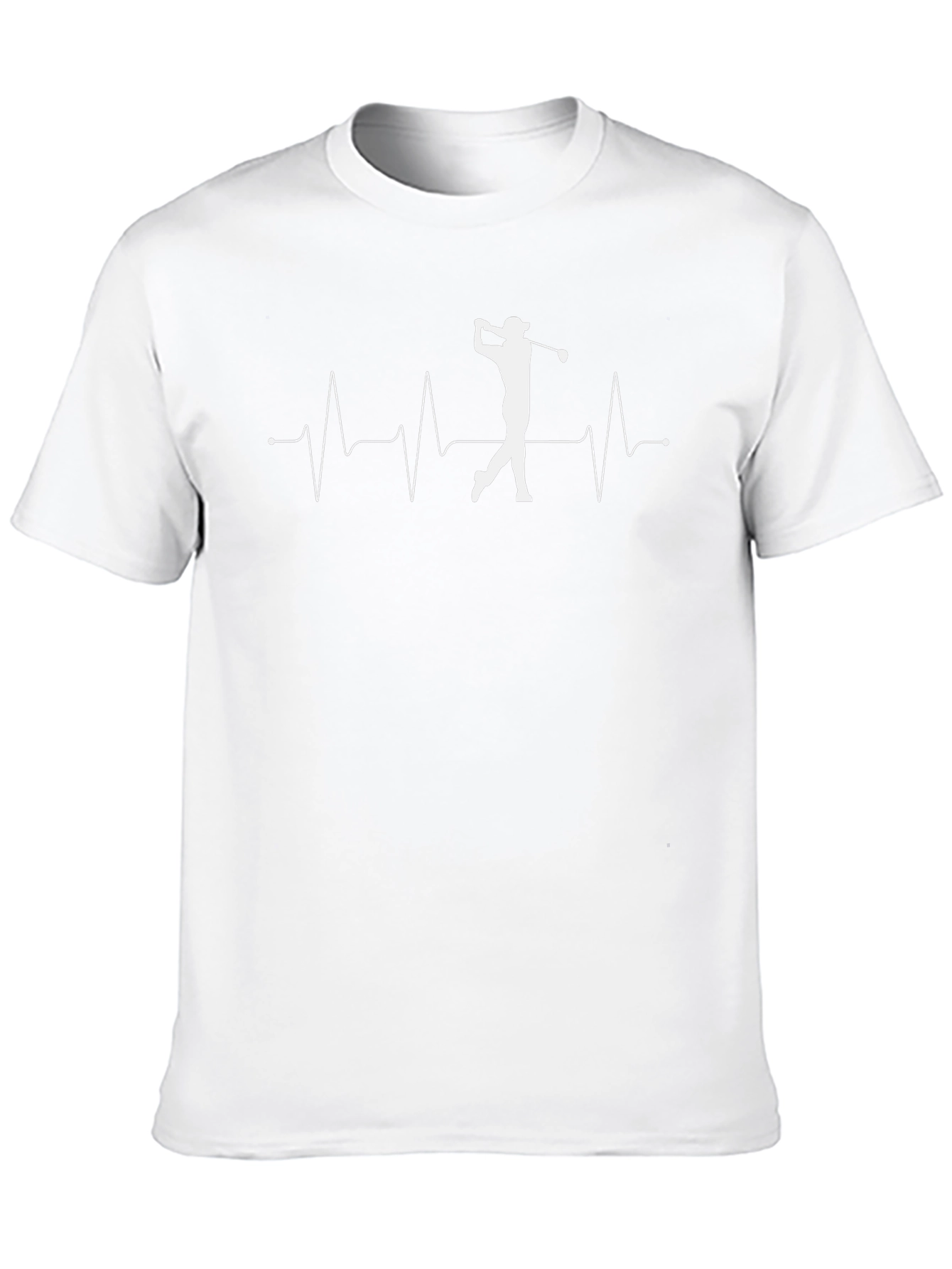 Golf Heartbeat T-Shirt - Golfer Tee