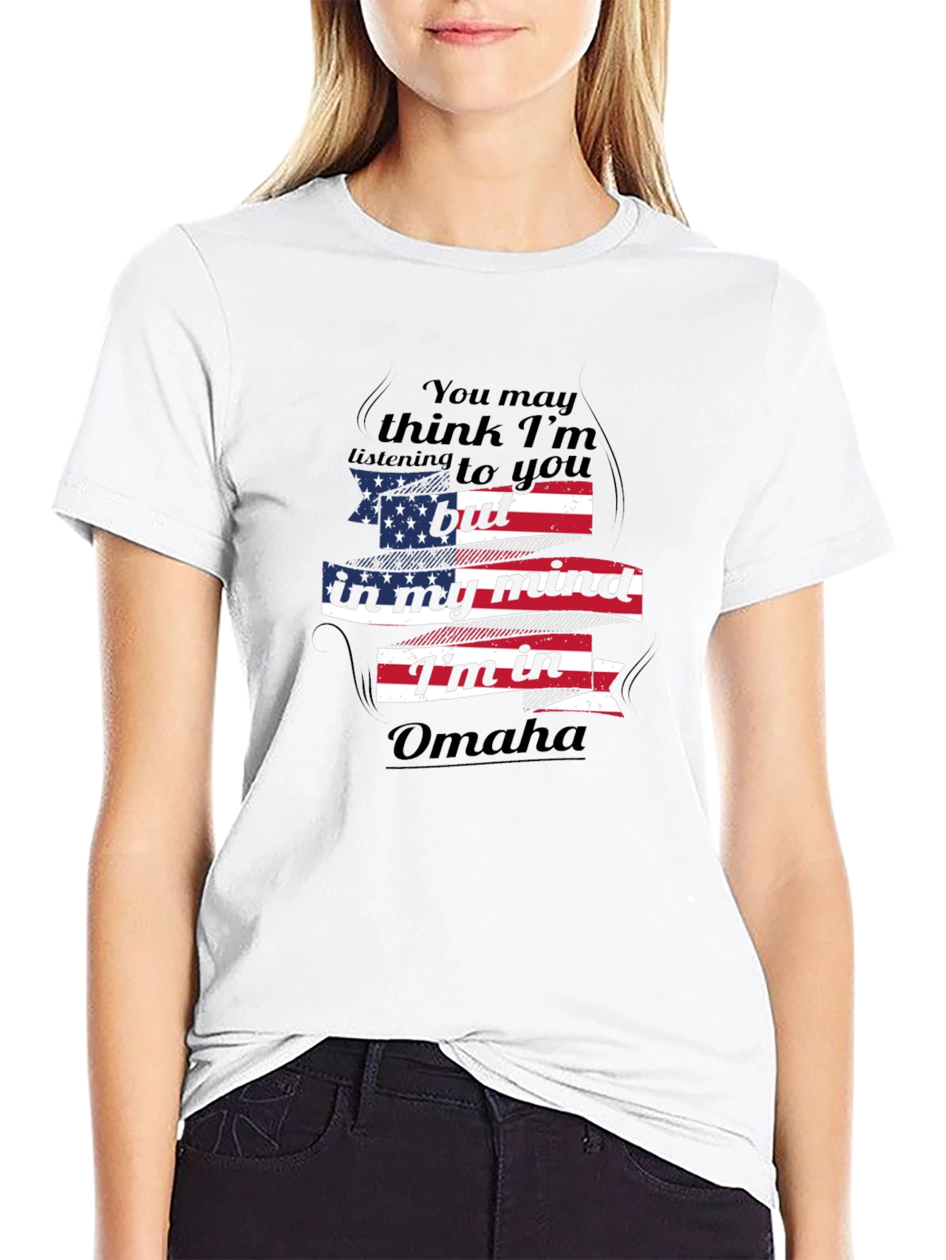 Omaha Mind T-Shirt - Patriotic Design