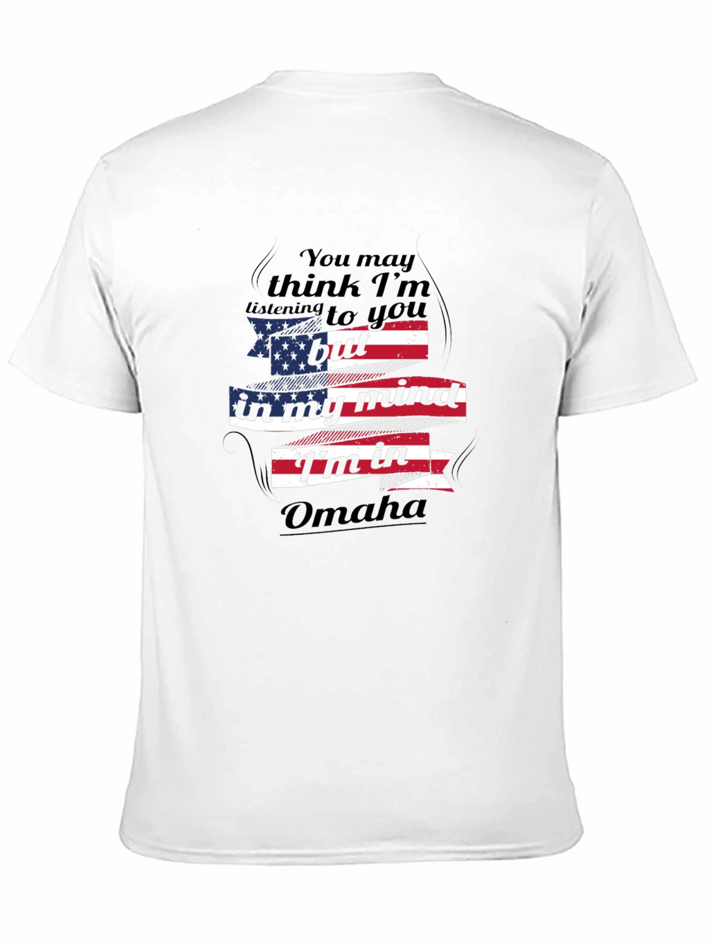 Omaha Mind T-Shirt - Patriotic Design