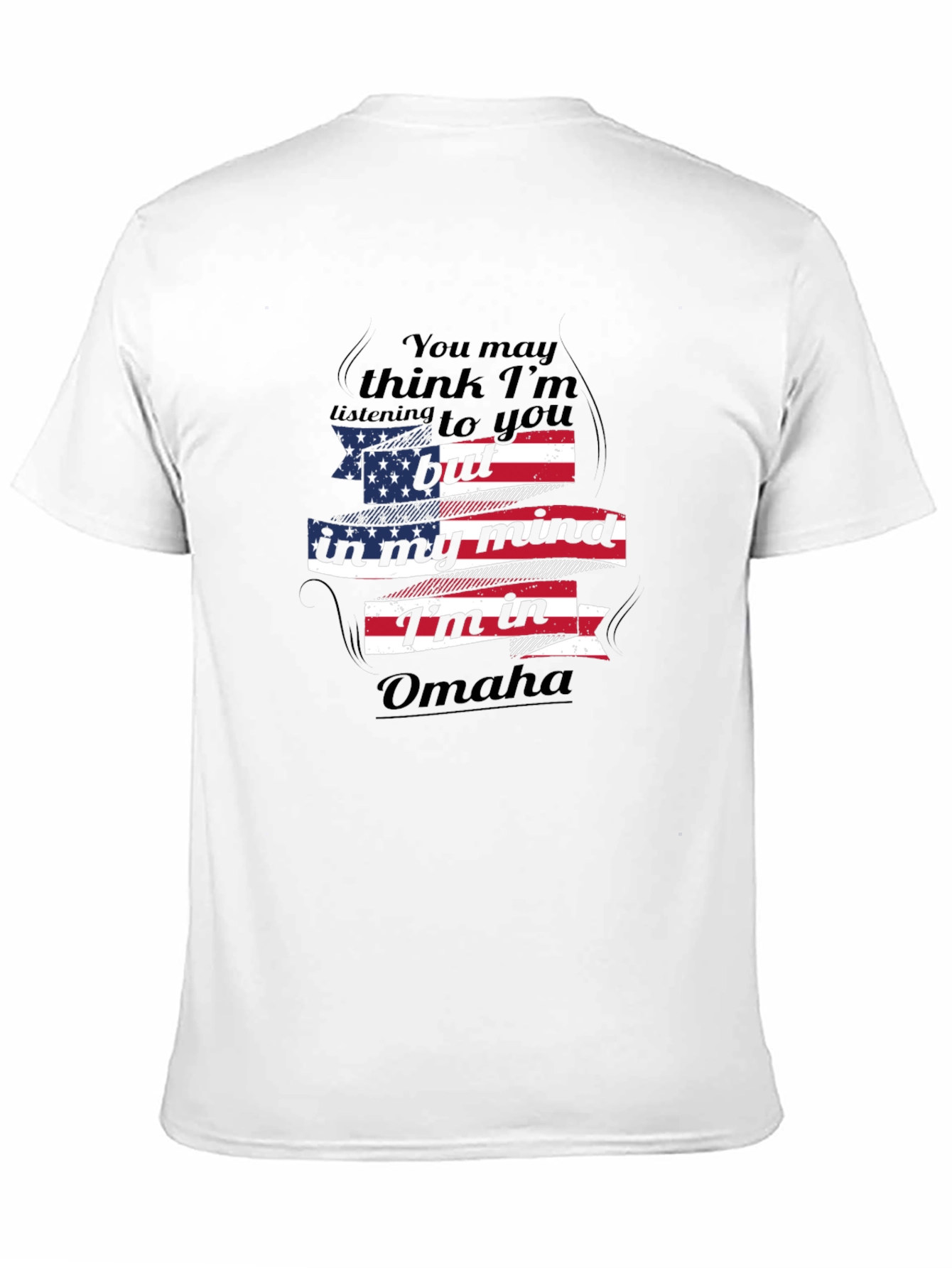 Omaha Mind T-Shirt - Patriotic Design