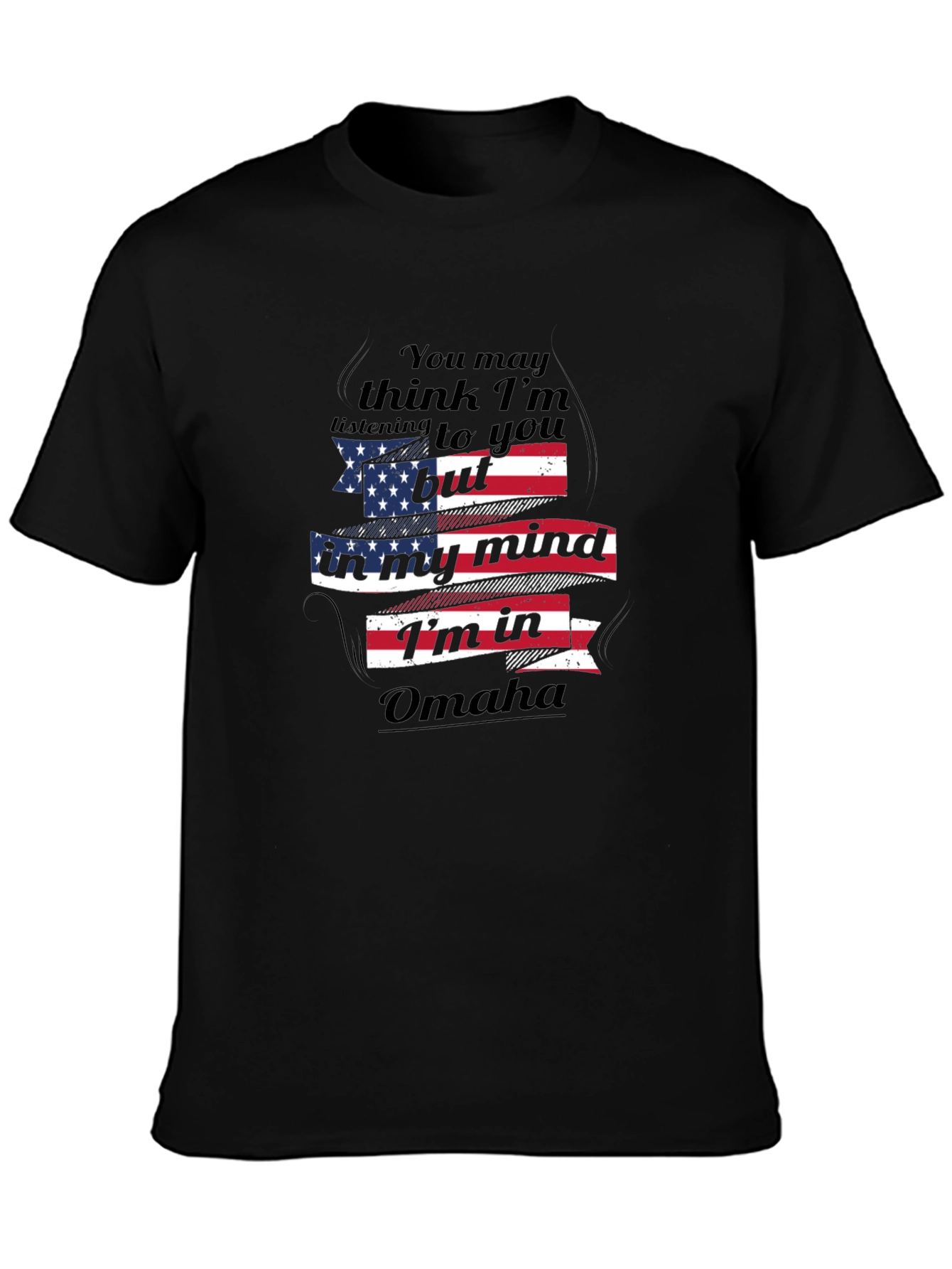 Omaha Mind T-Shirt - Patriotic Design