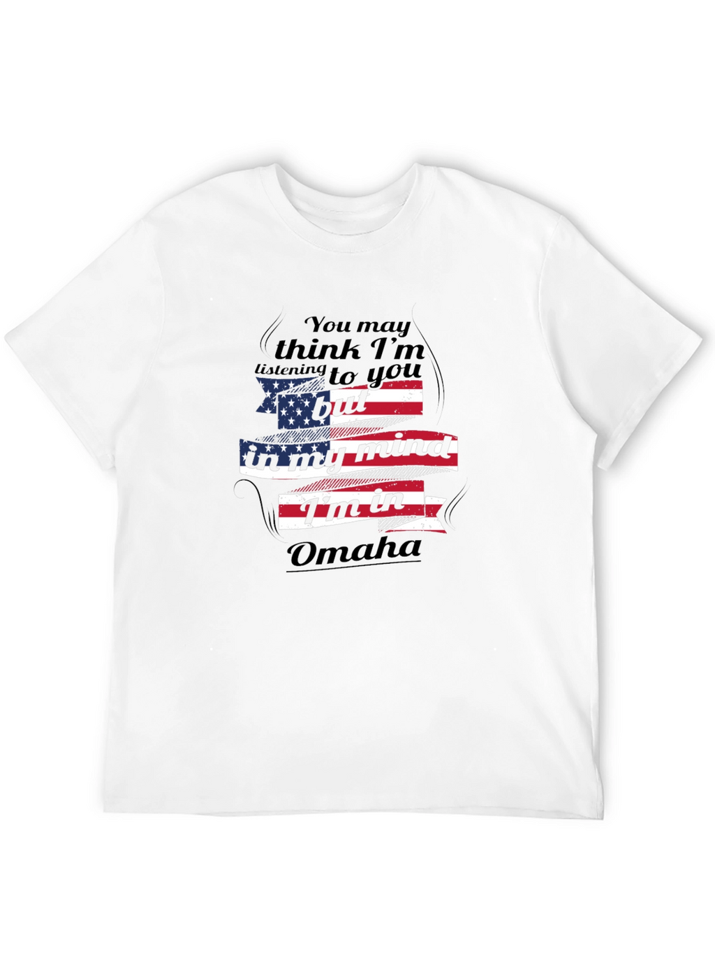 Omaha Mind T-Shirt - Patriotic Design