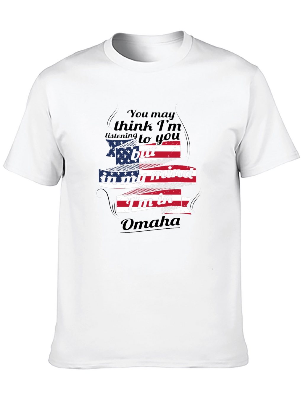 Omaha Mind T-Shirt - Patriotic Design