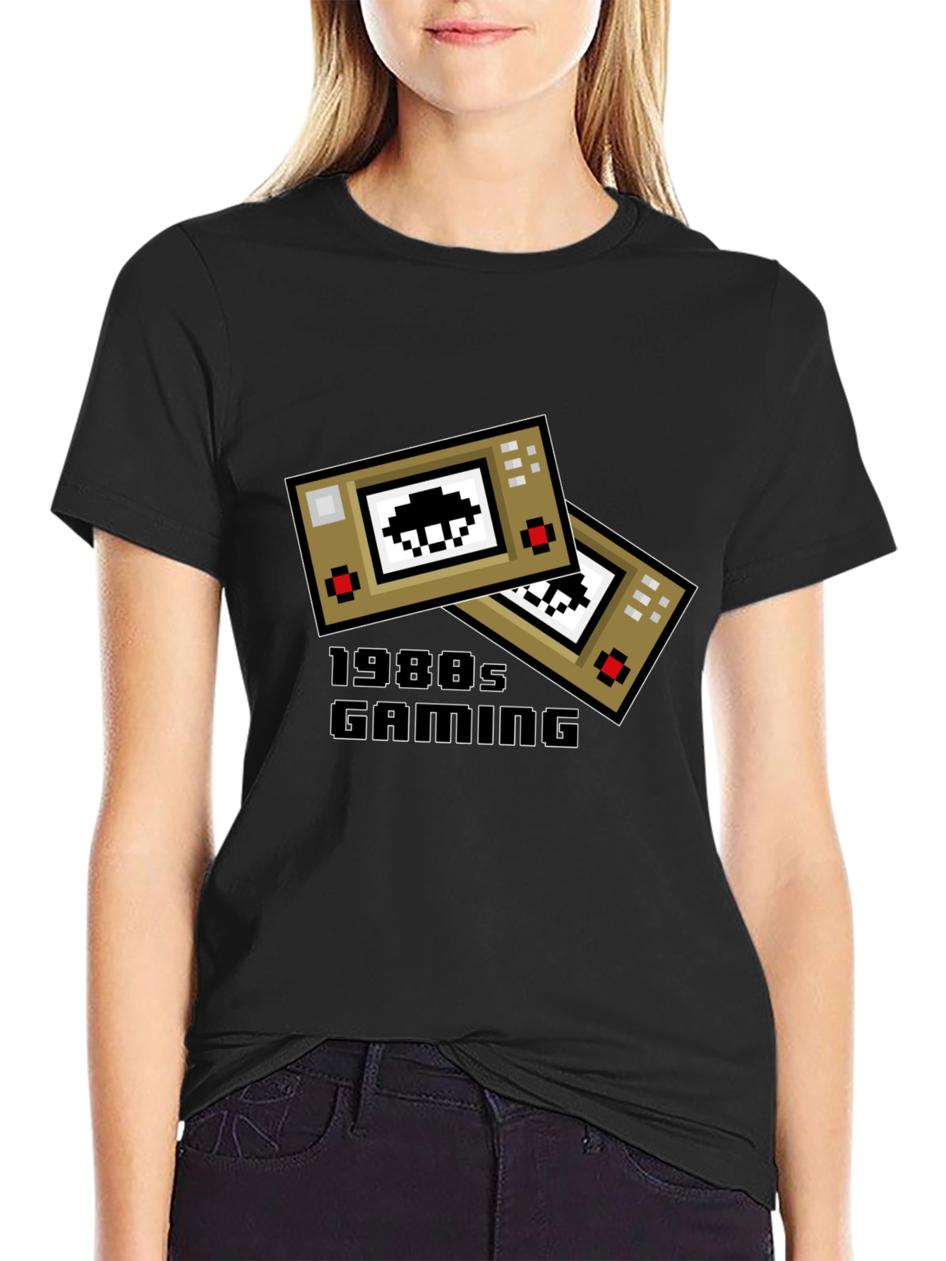 Retro 1980s Gaming Graphic T-Shirt
