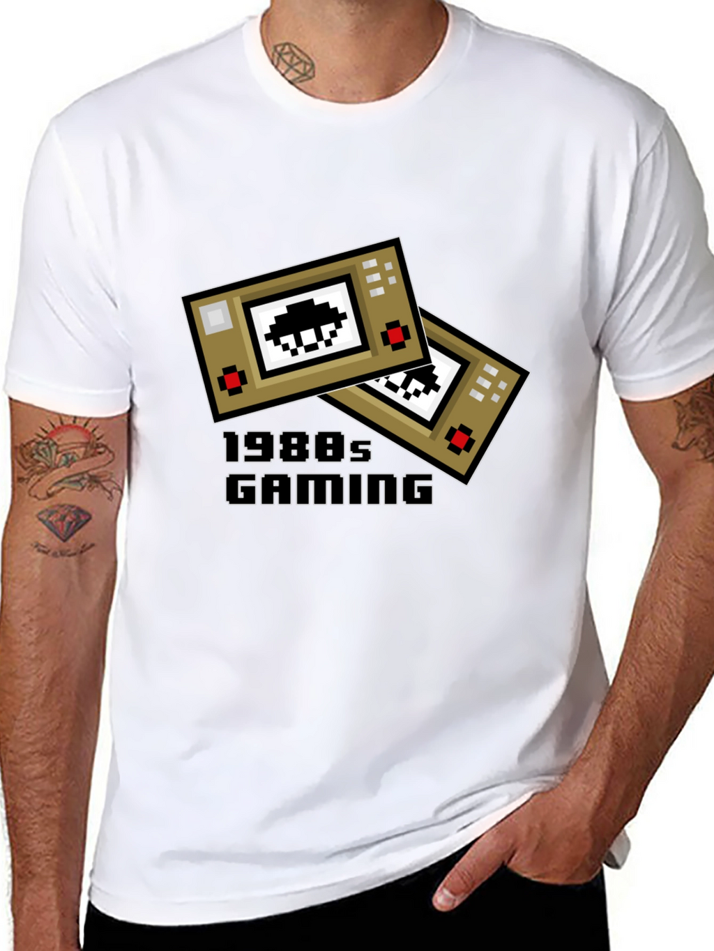 Retro 1980s Gaming Graphic T-Shirt