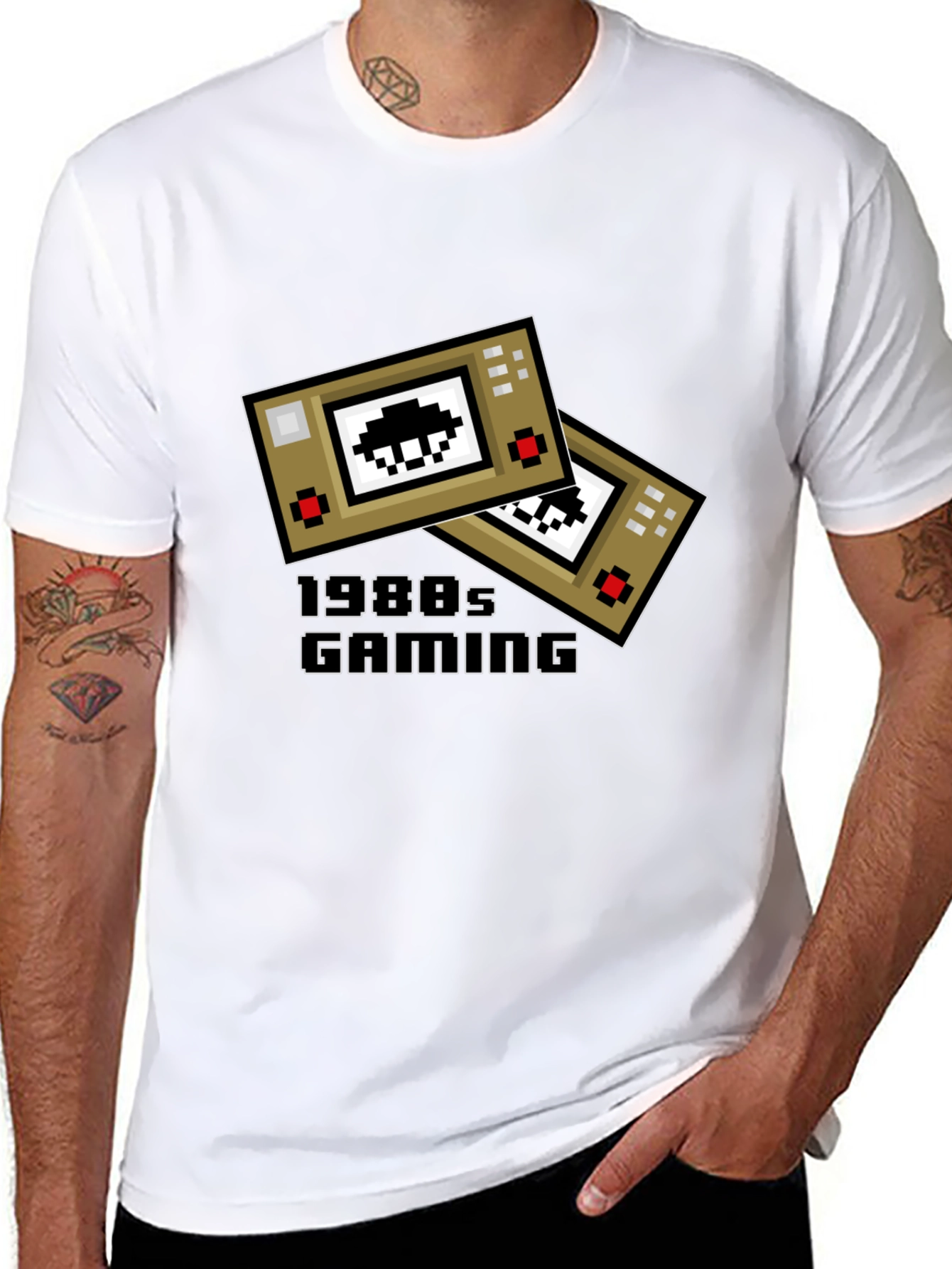 Retro 1980s Gaming Graphic T-Shirt