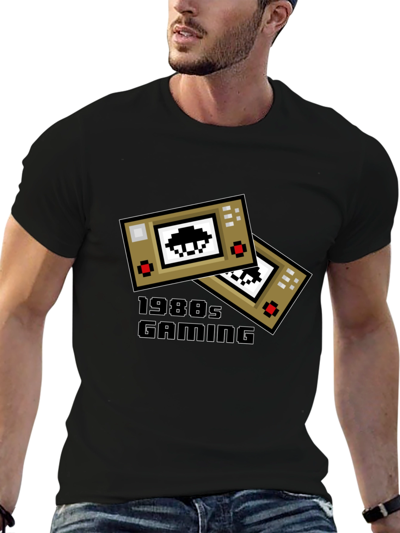 Retro 1980s Gaming Graphic T-Shirt