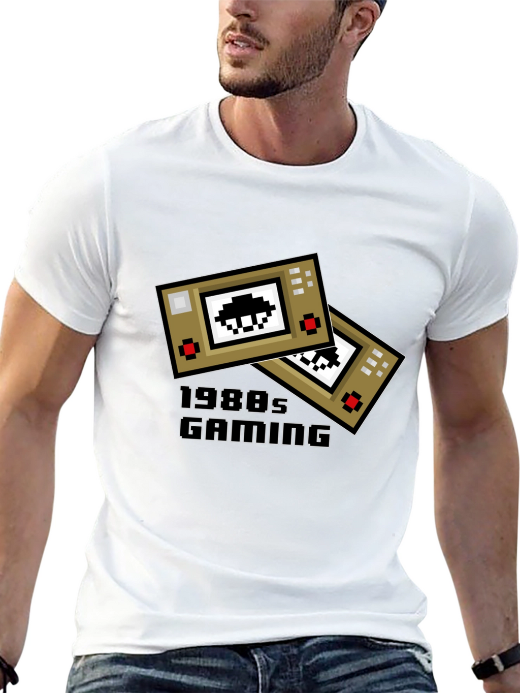Retro 1980s Gaming Graphic T-Shirt