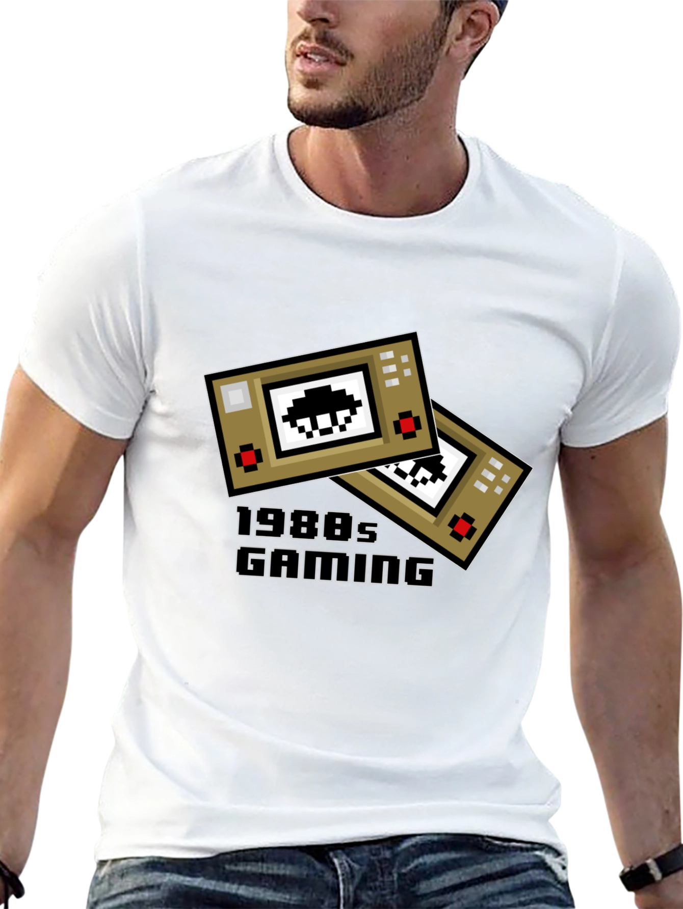 Retro 1980s Gaming Graphic T-Shirt