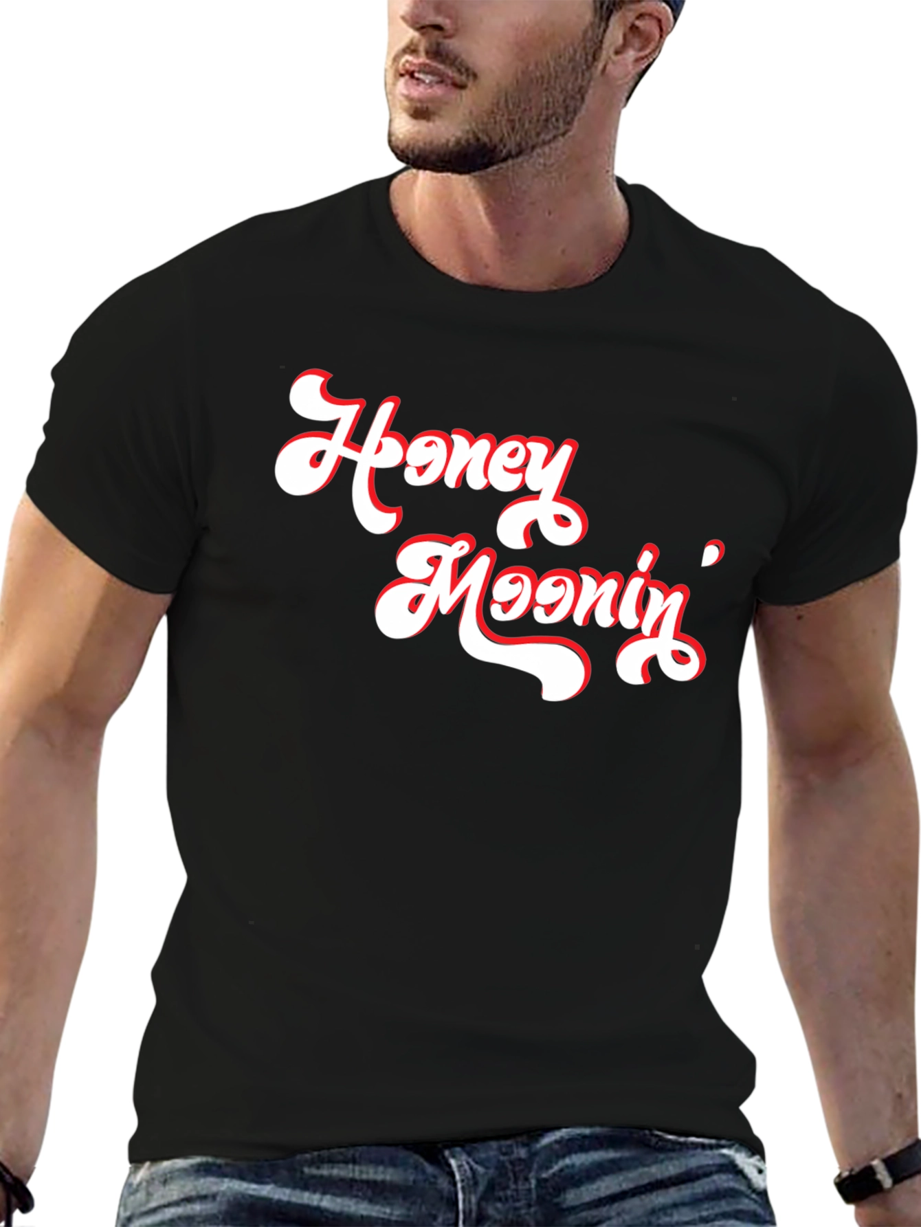 Honeymoonin Graphic T-Shirt - Retro Style