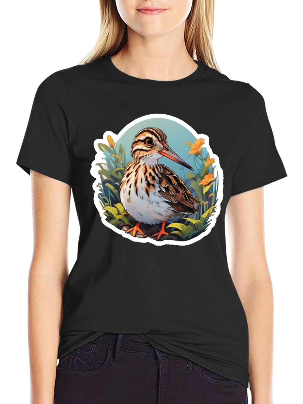 Bird Graphic Tee: Nature Inspired Style