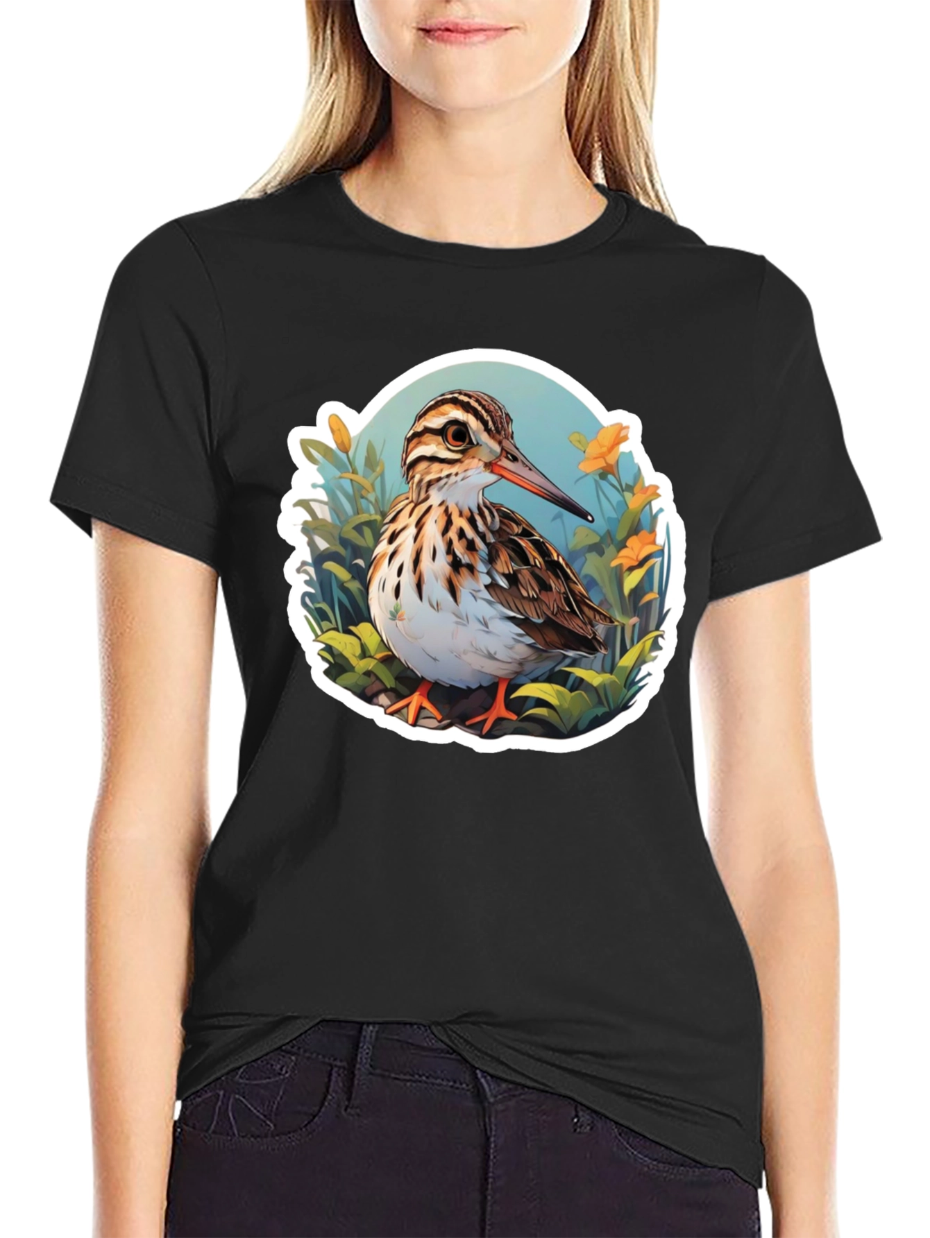 Bird Graphic Tee: Nature Inspired Style