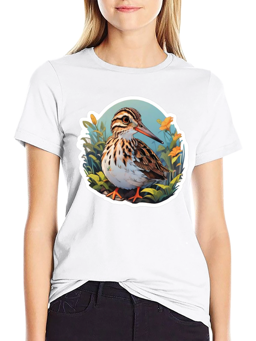Bird Graphic Tee: Nature Inspired Style