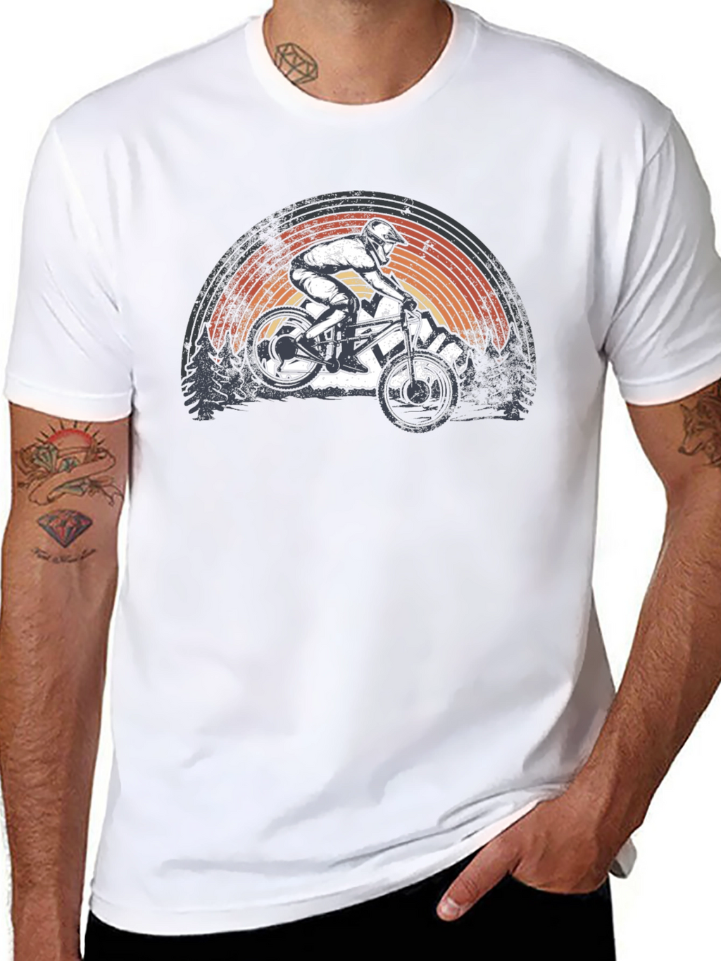 Mountain Bike Rider Graphic Tee