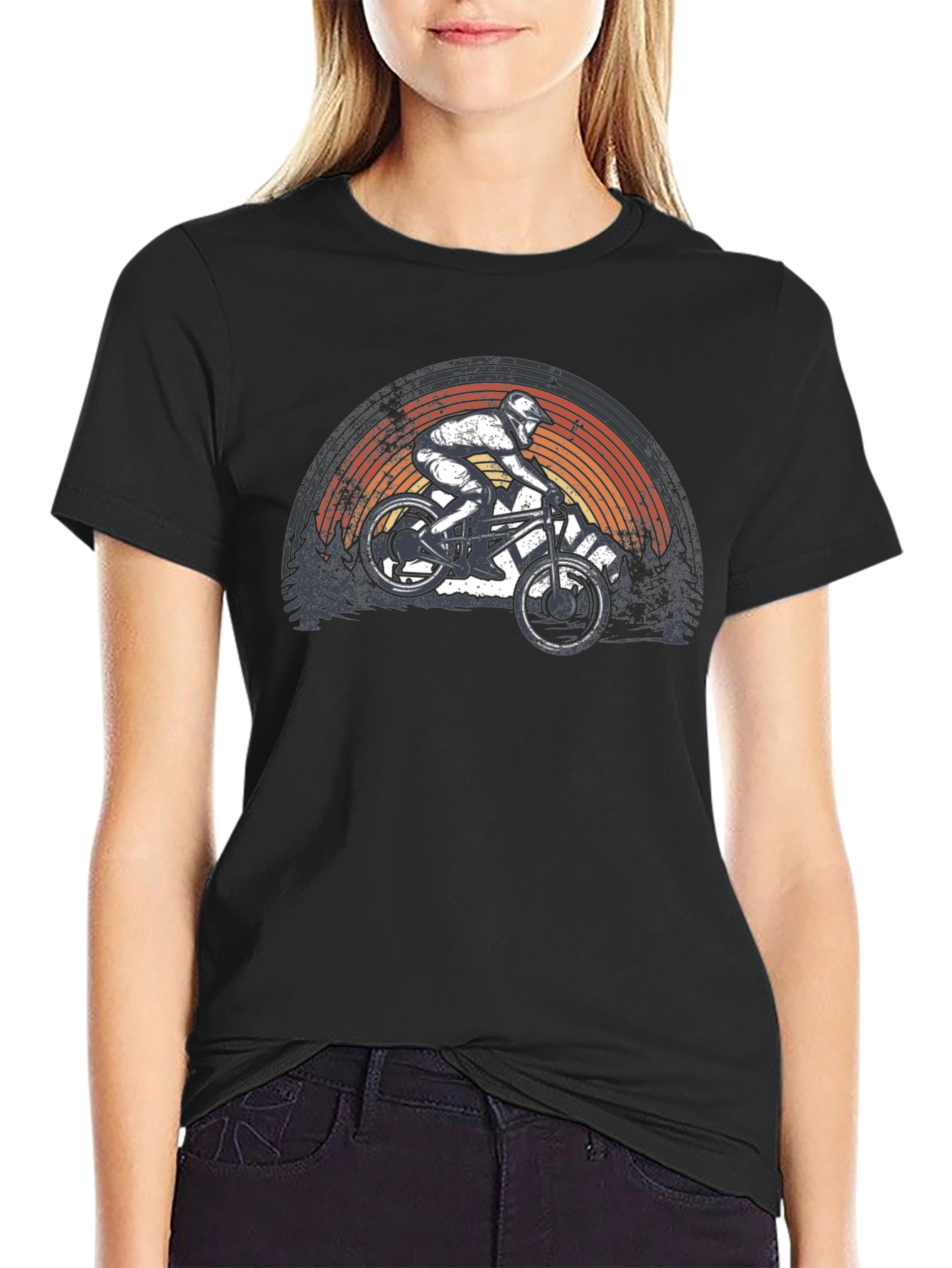 Mountain Bike Rider Graphic Tee