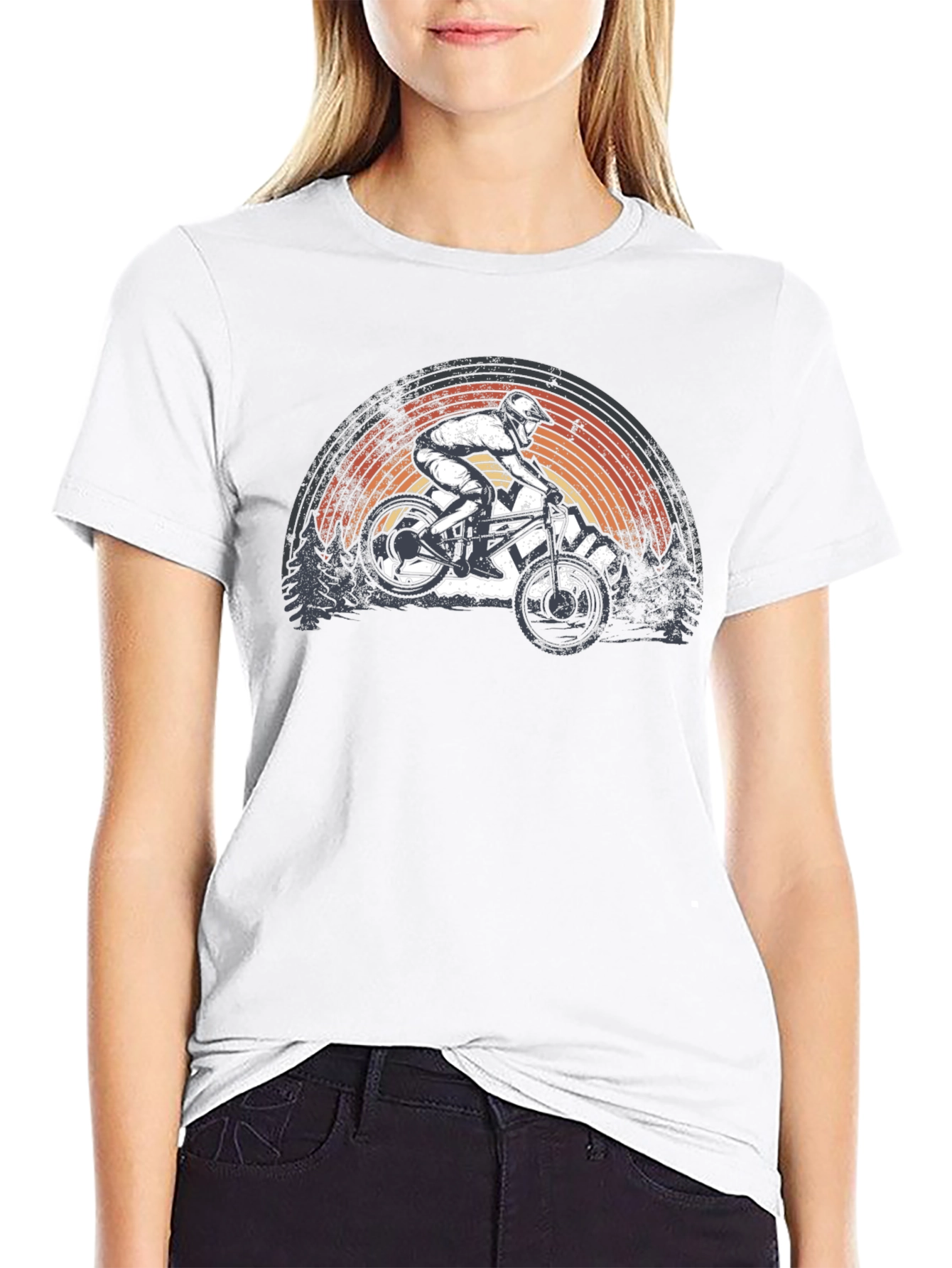 Mountain Bike Rider Graphic Tee
