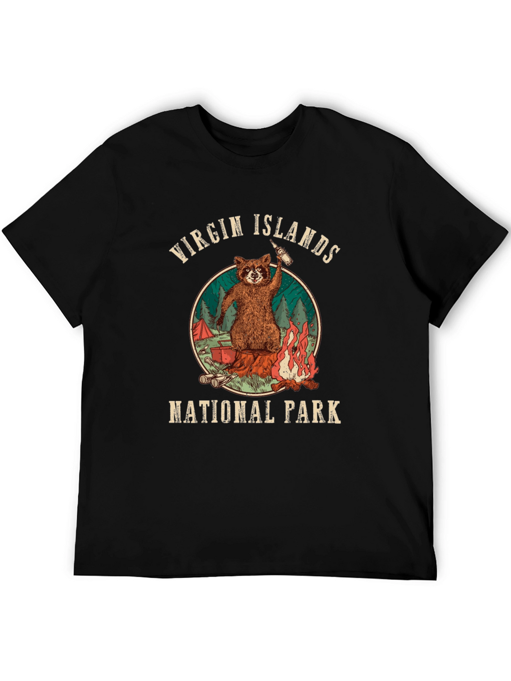 Virgin Islands National Park Raccoon T-Shirt