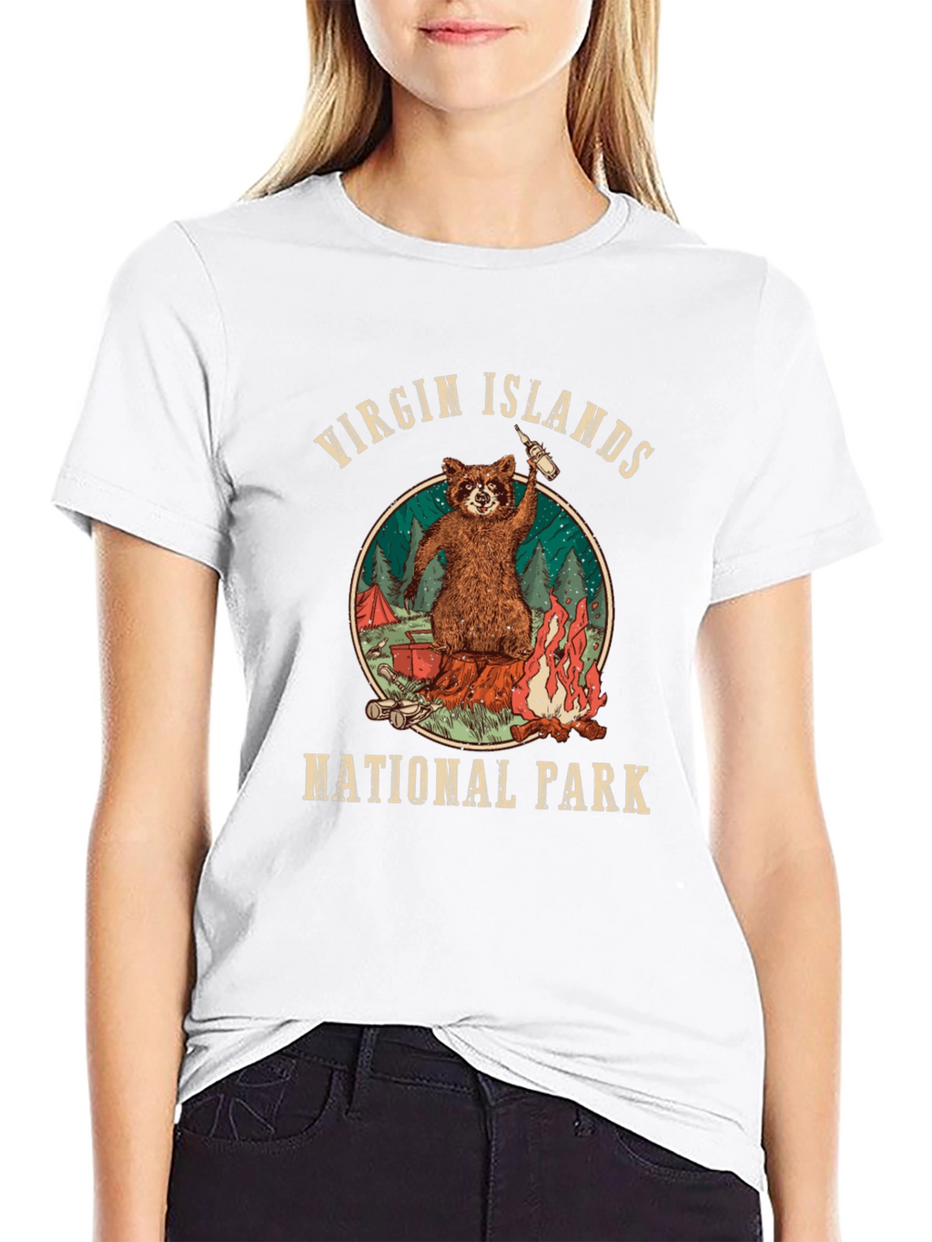 Virgin Islands National Park Raccoon T-Shirt